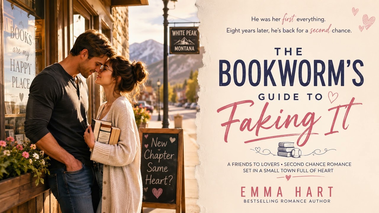 The Bookworm's Guide to Faking It by Emma Hart | Enemies to Lovers Romance Full Audiobook cover art