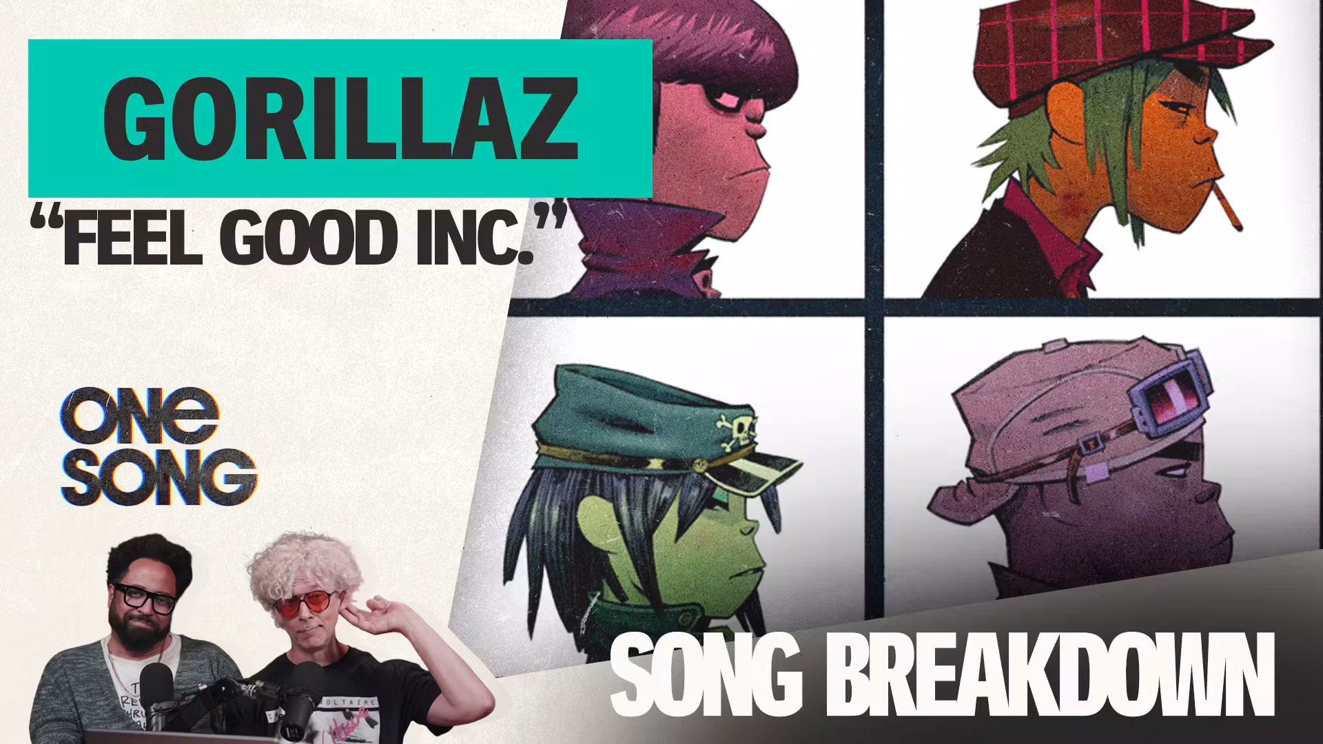 Gorillaz "Feel Good Inc" cover art