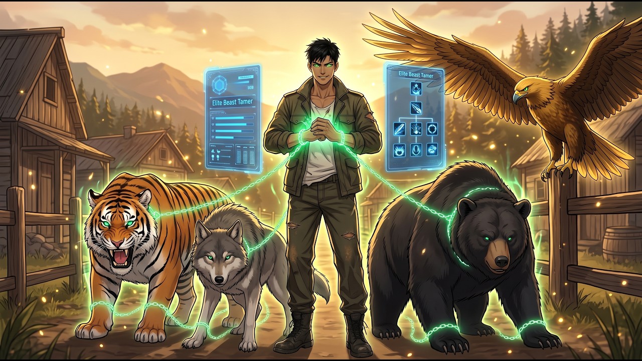 Elite Beast Tamer Reborn as Village Slacker—Now He Hunts Every Predator to Become the Strongest Man! cover art