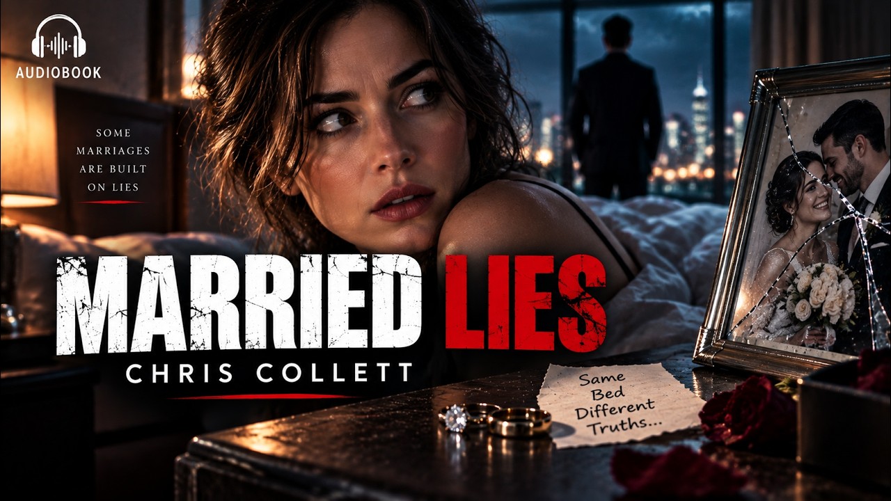 MARRIED LIES by Chris Collett | A Twisted Mystery Thriller Full of Secrets | Audiobook cover art