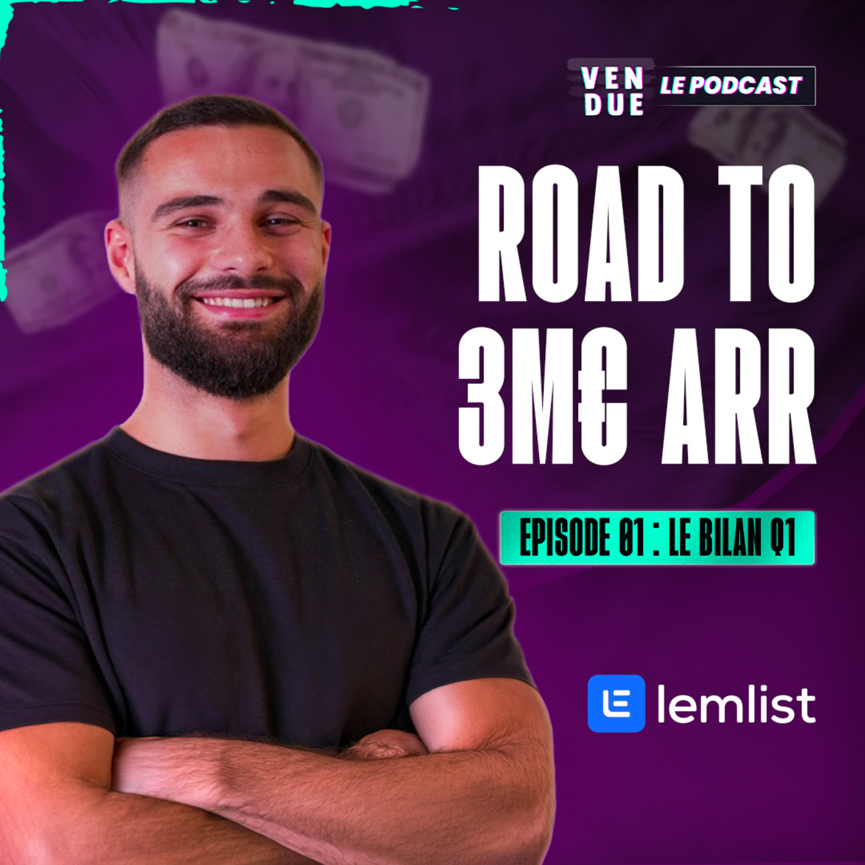 [Road to 3M€ ARR - Part 1] Passer d'Account Executive à Sales Manager avec Grégoire Luel de Lemlist cover art