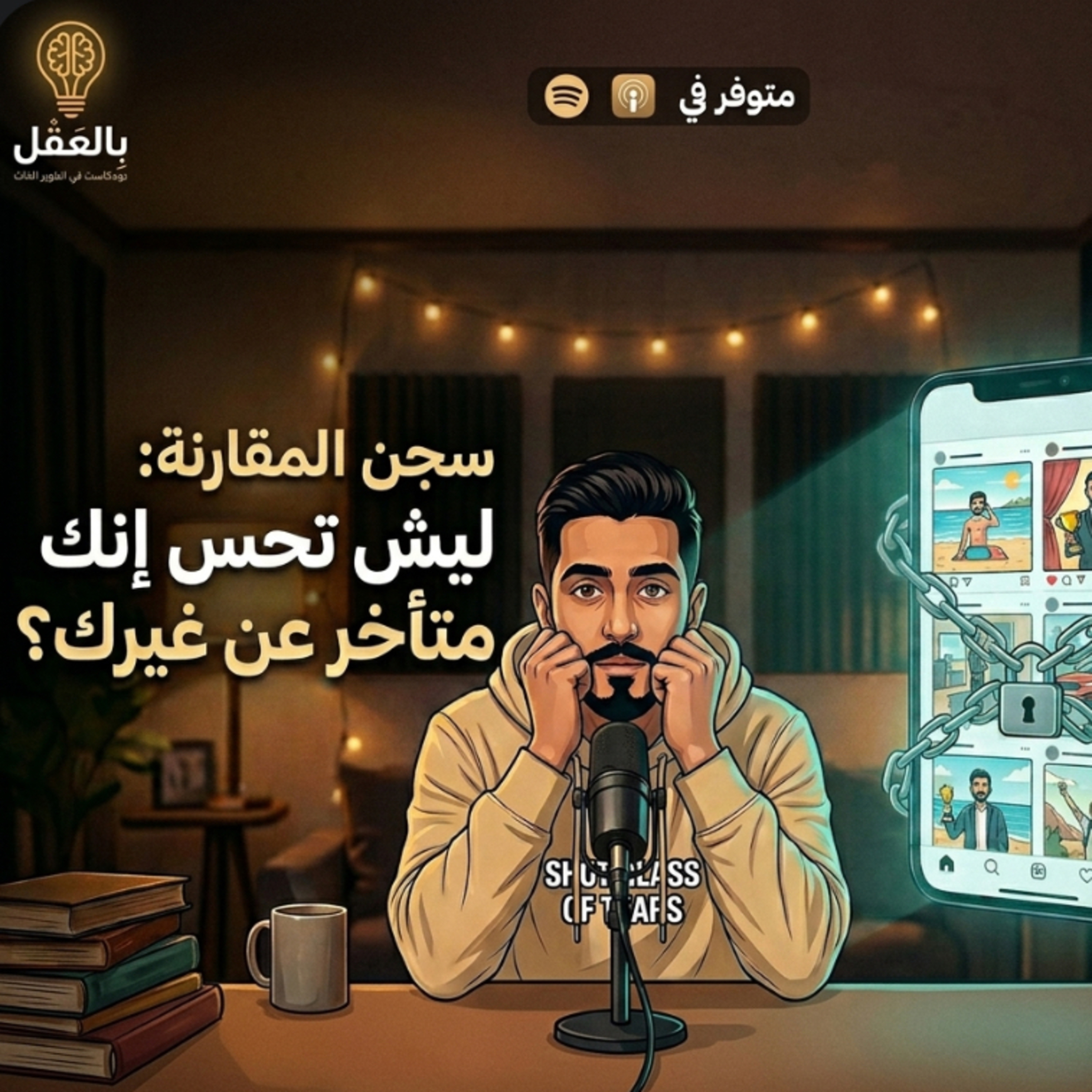 "سجن المقارنة: ليش تحس إنك متأخر عن غيرك؟" cover art