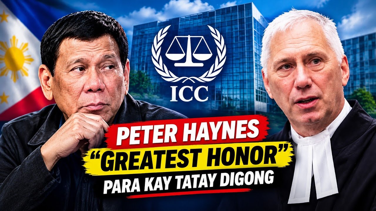 "GREATEST HONOR" | Atty. Peter Haynes, May Matinding Pahayag sa Pagdepensa kay Tatay Digong sa ICC” cover art