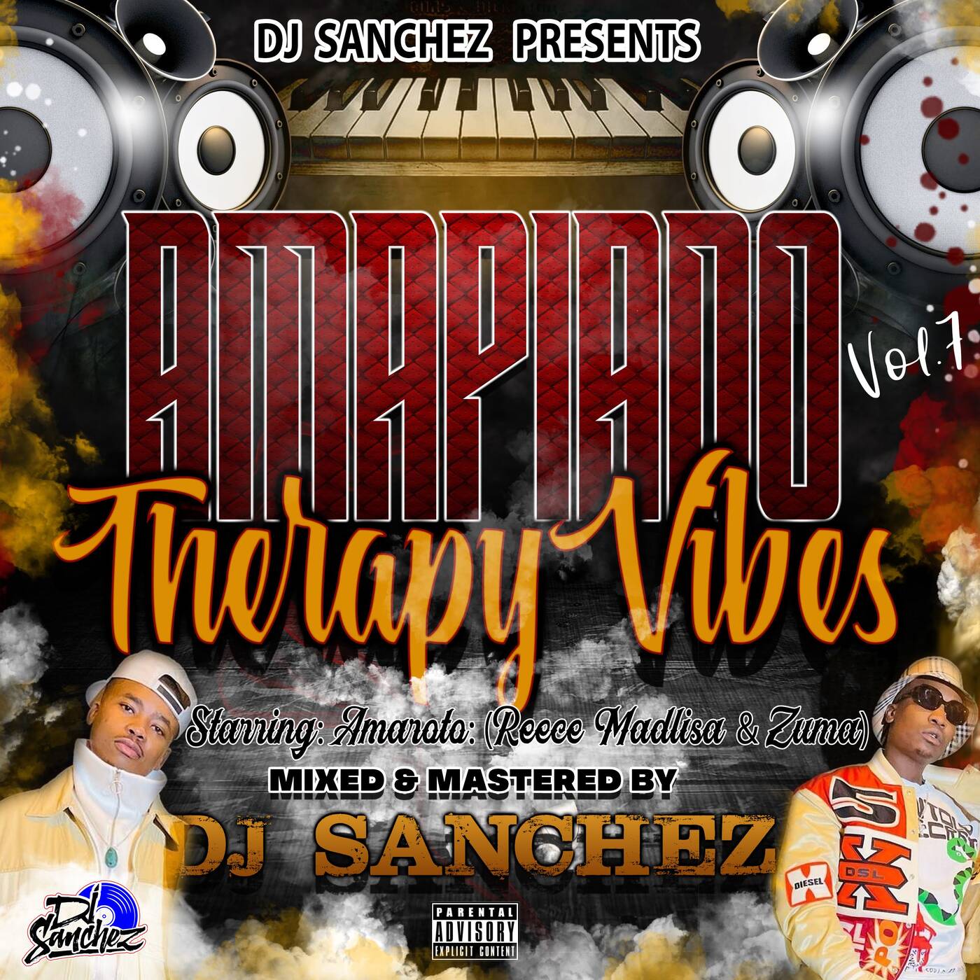 Amapiano Therapy Vibes Vol. 7 [Starring AMAROTO (Reece Madlisa & Zuma) cover art