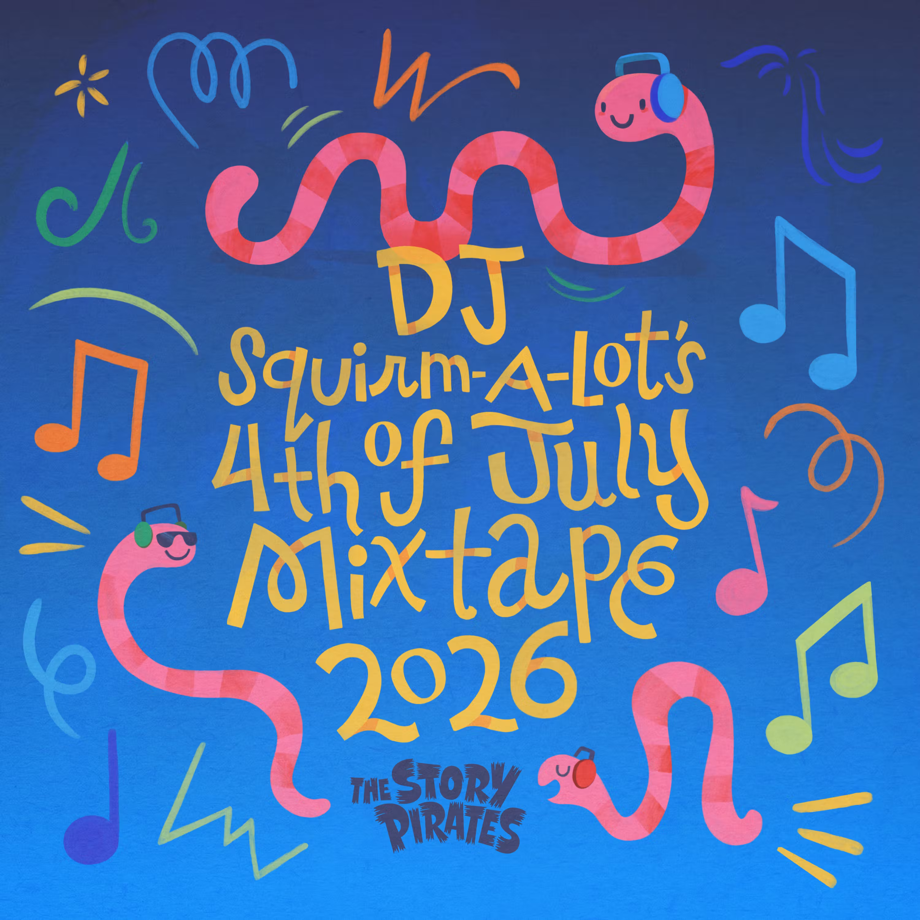 DJ Squirm-a-Lot’s 4th of July Mixtape 2026 cover art