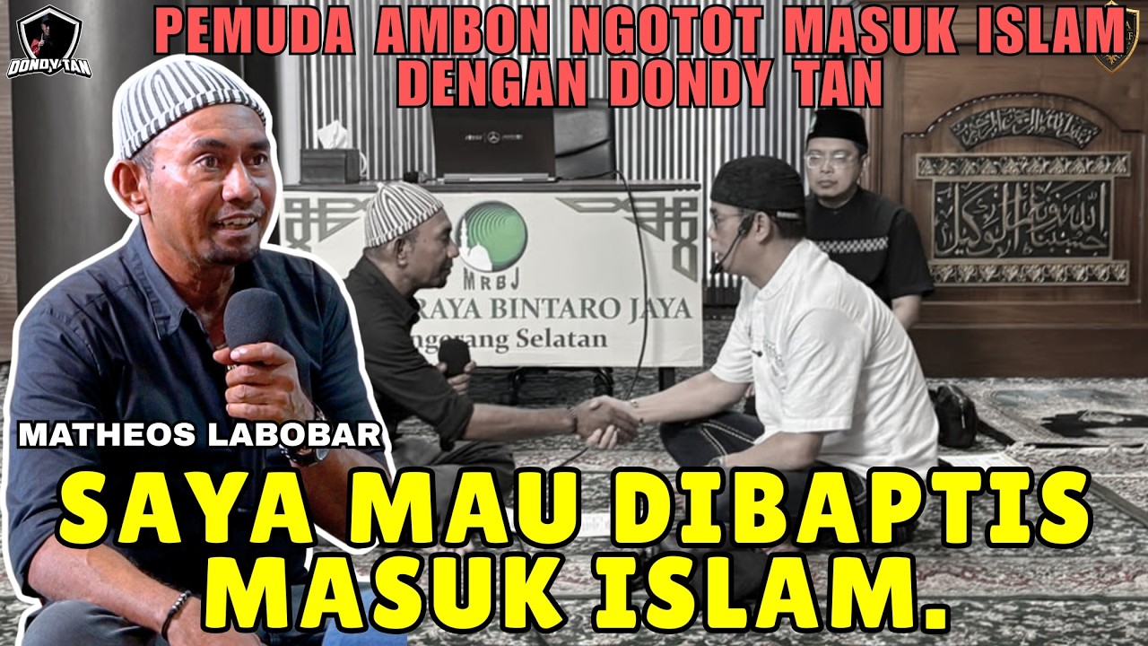 SAYA MAU DIBAPTIS MASUK ISLAM - Matheos Labobar cover art