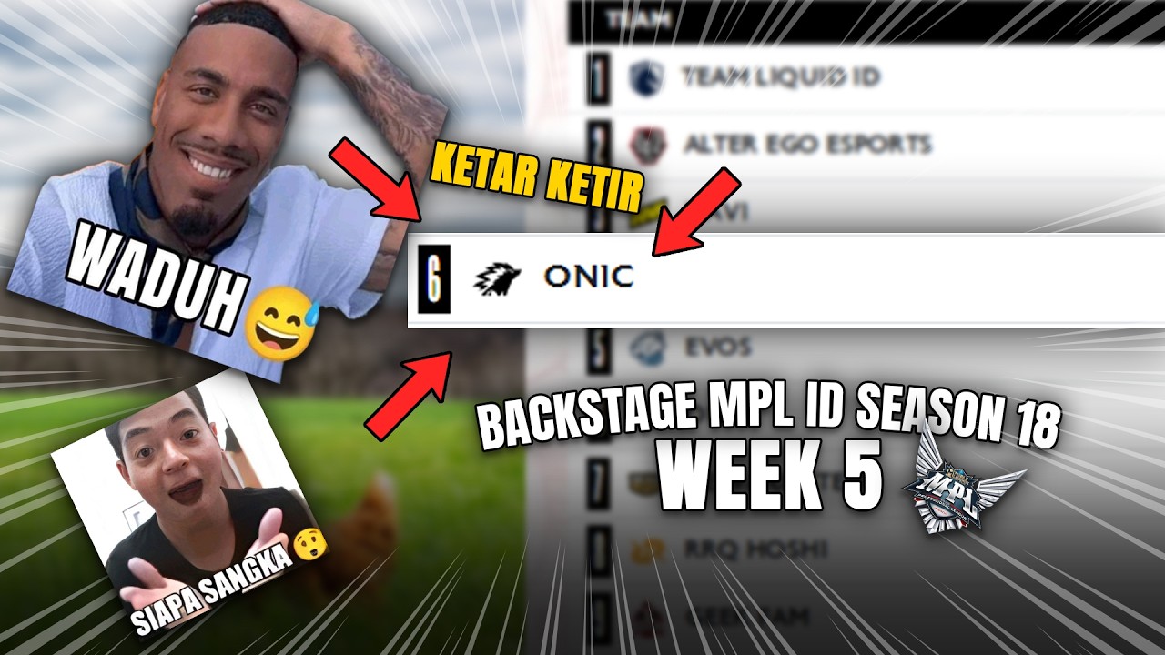 WADUH, SATU LANGKAH LAGI MENUJU (tidak) LOLOS PLAYOFFS :( - ONIC BACKSTAGE  MPL ID S18 WEEK 5 cover art