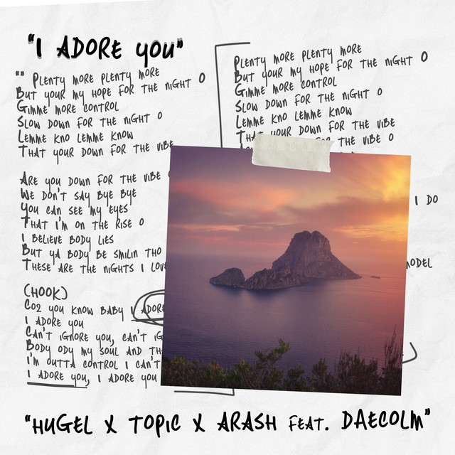 I Adore You (feat. Daecolm) cover art
