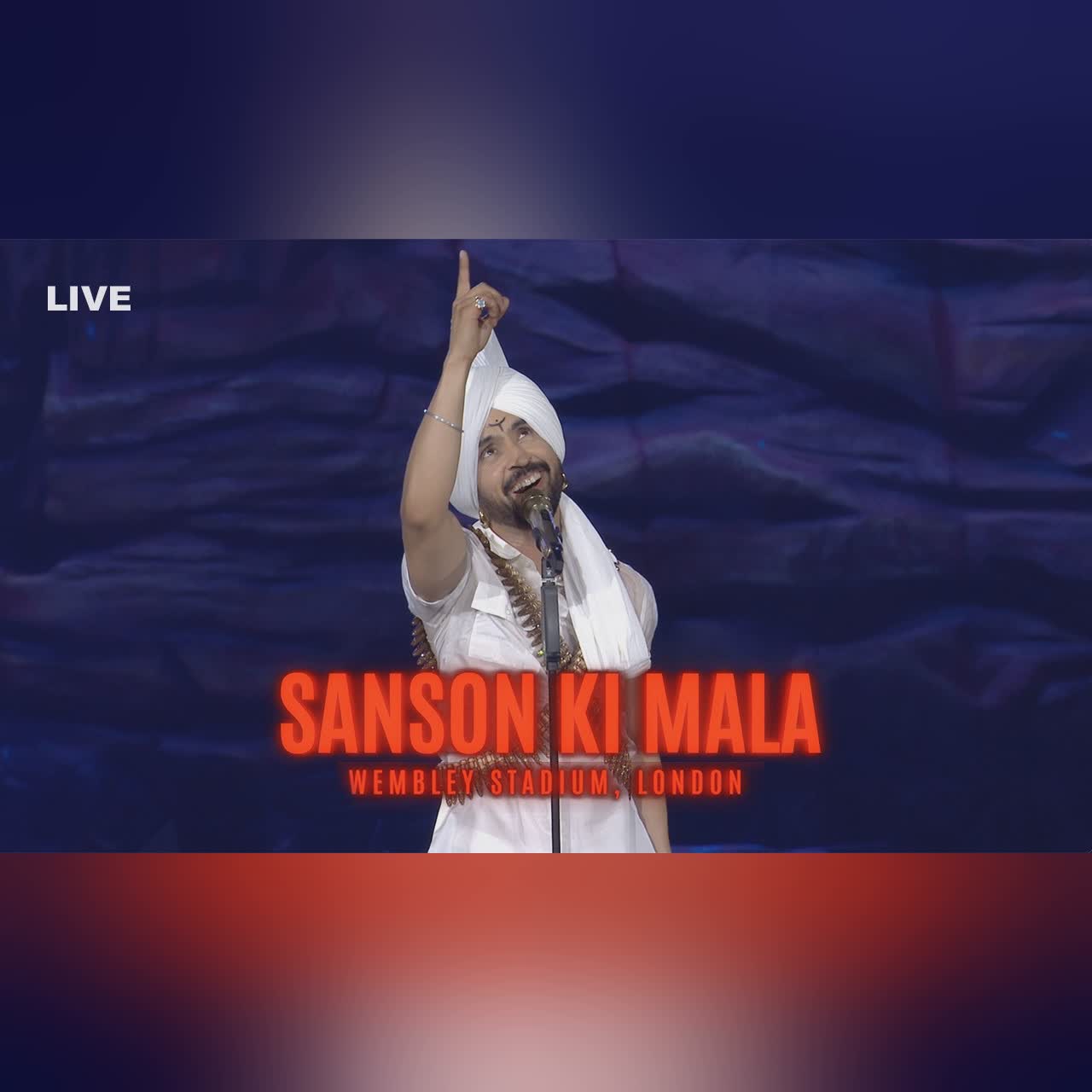 Nfak : Sanson Ki Mala : Diljit Dosanjh : Wembley Stadium cover art