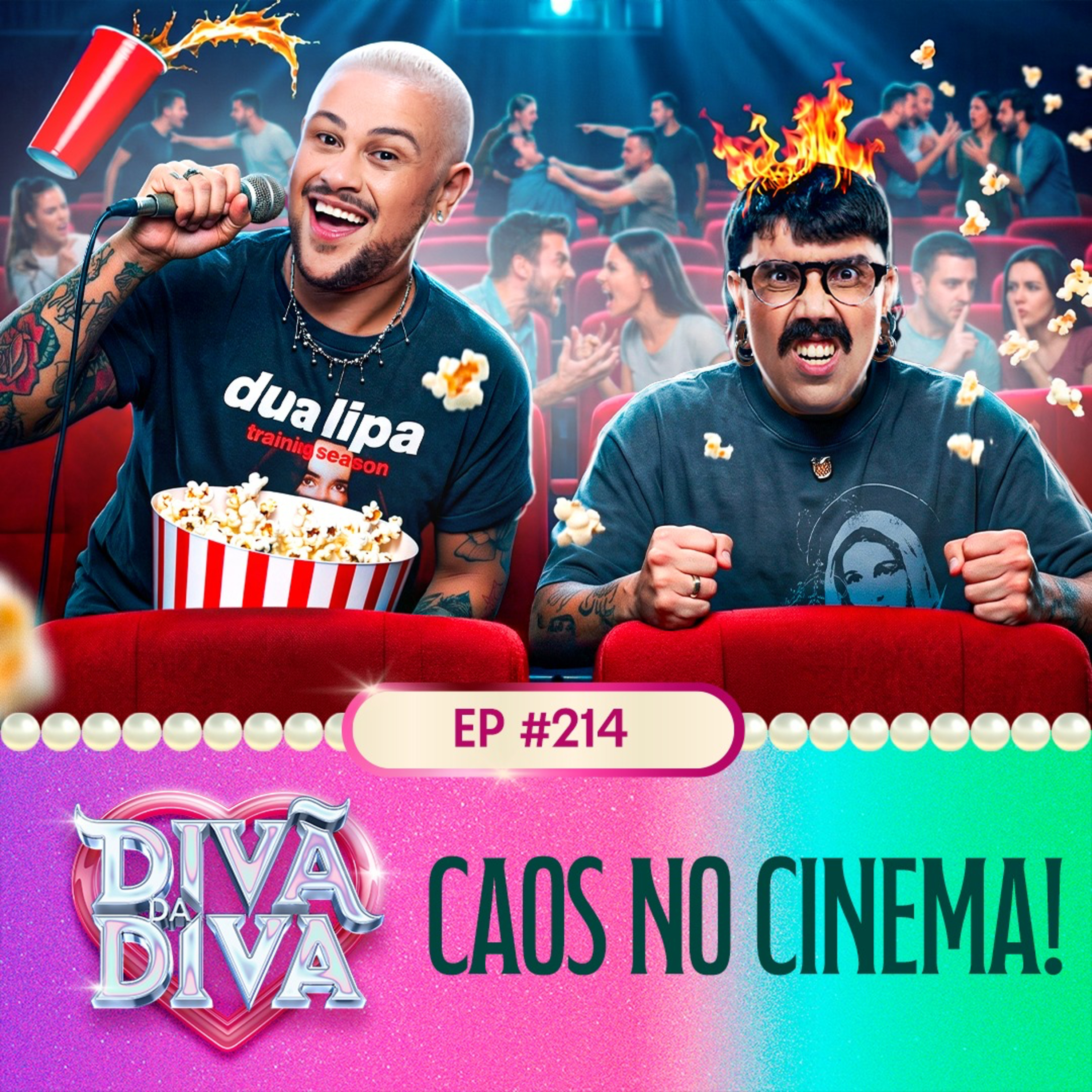 #214 - Caos no cinema! cover art