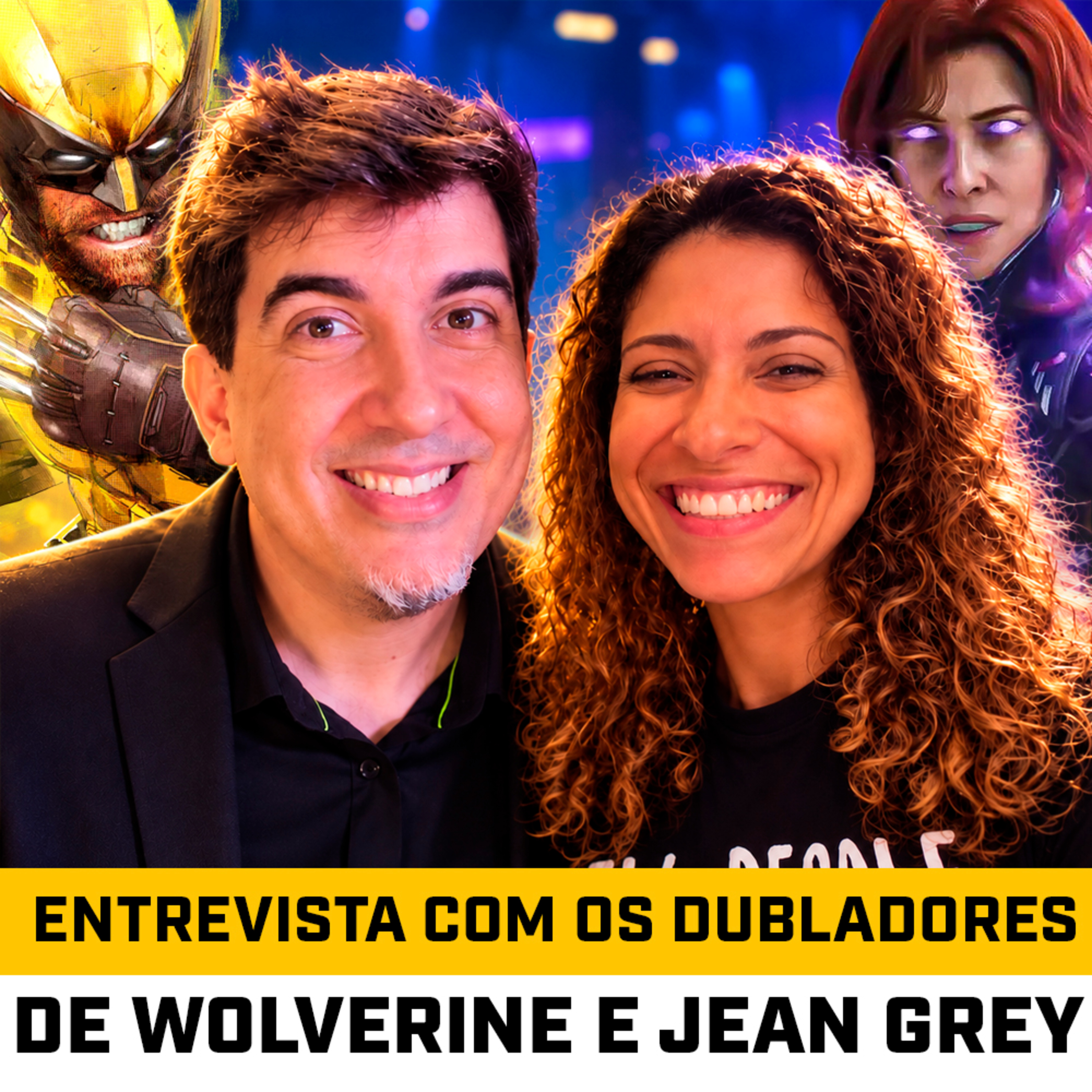 ARTHUR MACHADO E BRUNA MATTA, OS DUBLADORES DO WOLVERINE E JEAN GREY - #flowgames #203 cover art