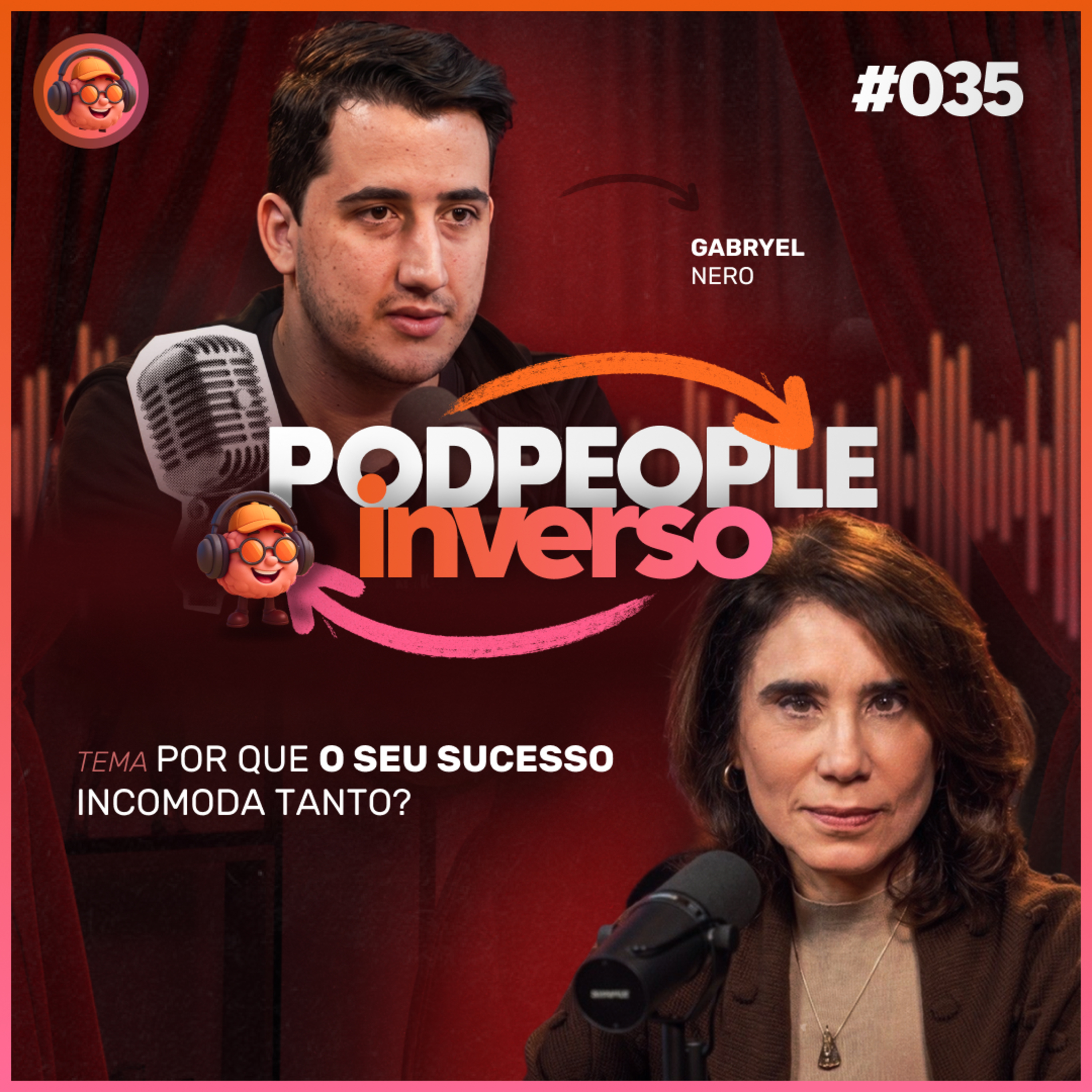 O Que Acontece no Cérebro de Quem Sente Inveja? - PODPEOPLE INVERSO COM DRA. ANA BEATRIZ | Ep. 035 cover art