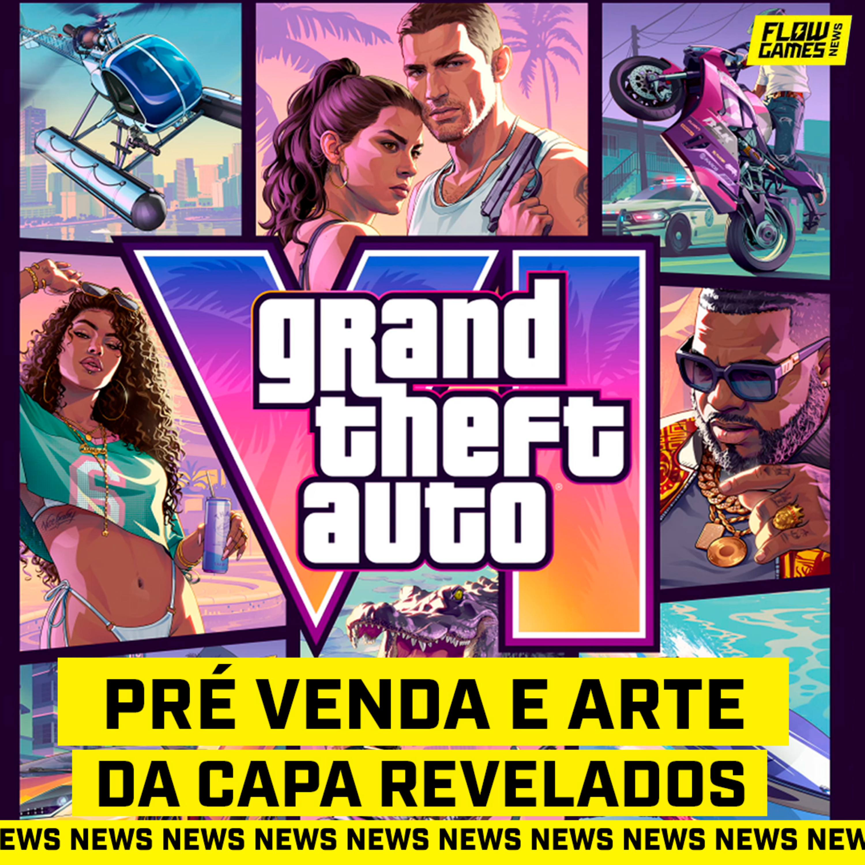 ⚠️ GTA 6 PRÉ-VENDA E ARTE DA CAPA REVELADOS - #FGN #232 cover art