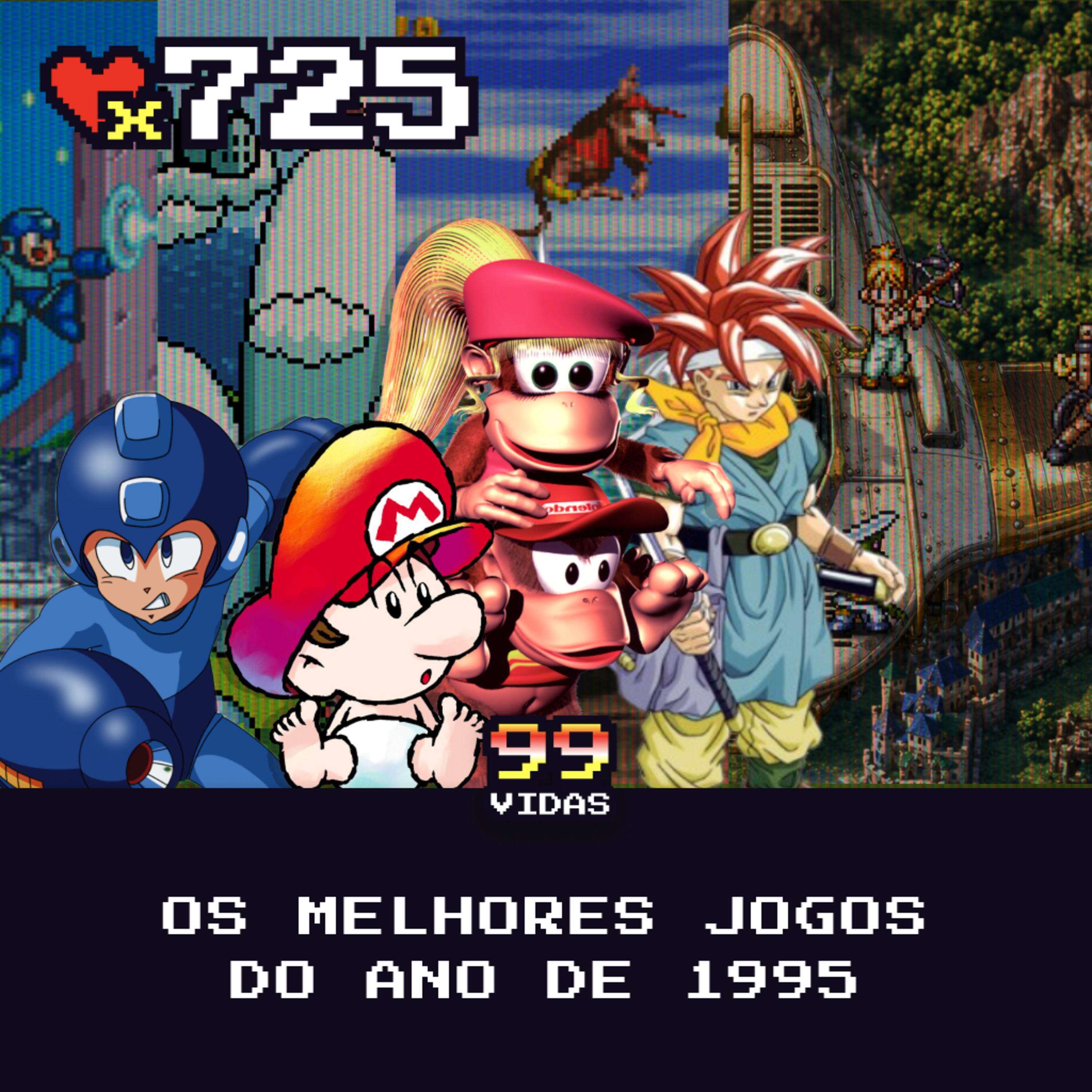 99Vidas 725 - Os Melhores Jogos de Videogame de 1995 cover art