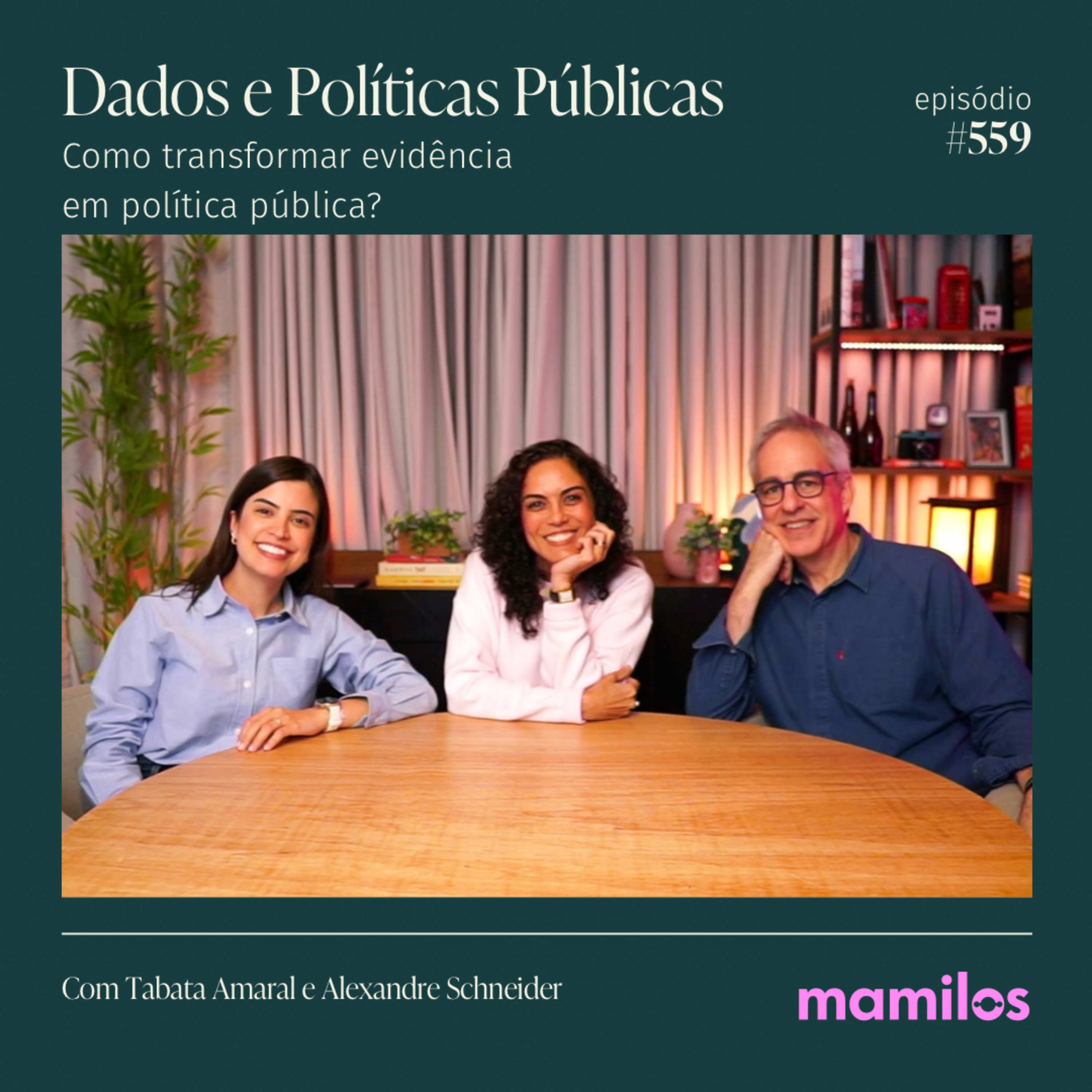 Dados e Políticas Públicas com Tabata Amaral e Alexandre Schneider | Mamilos #559 cover art