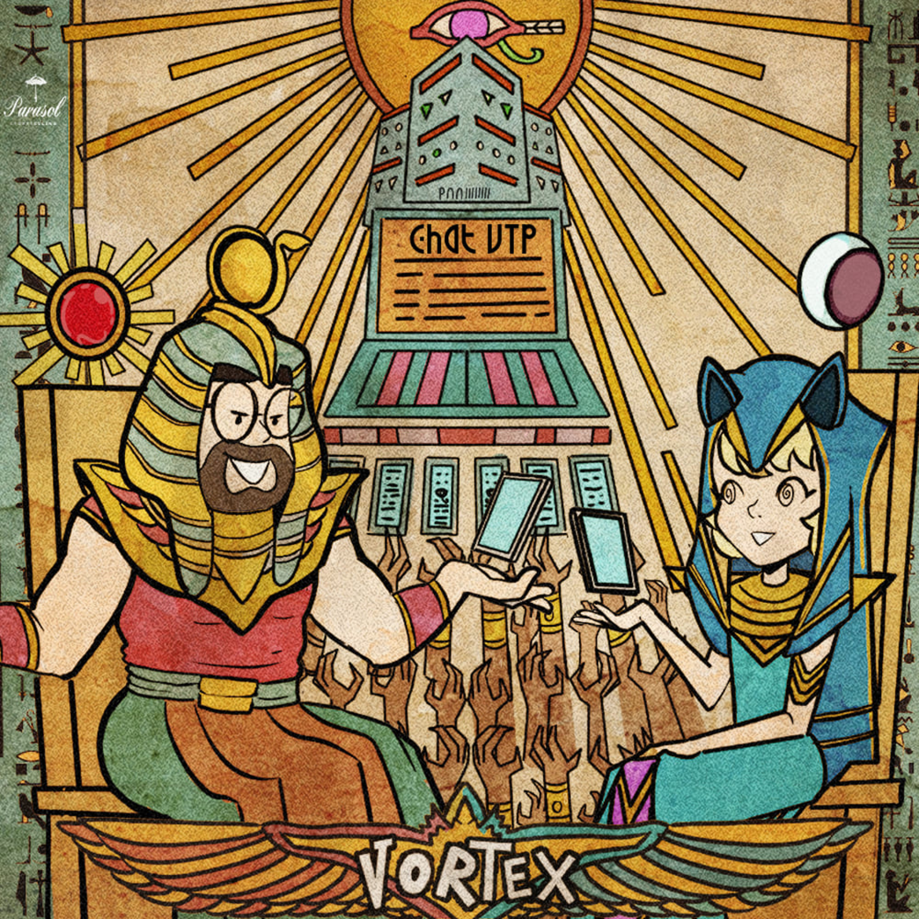Vortex 128 - Psicose induzida por IA e as pessoas que acham que são Deus cover art