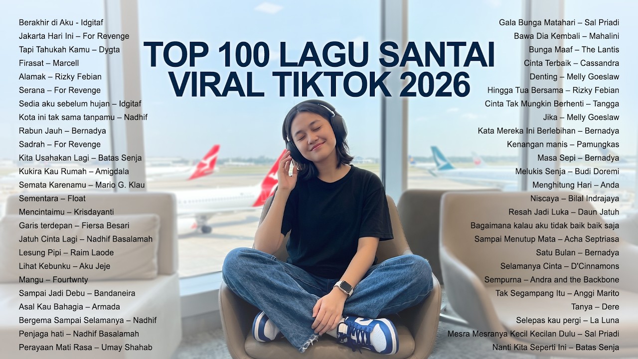 Top 100 Lagu Santai Viral Tiktok 2026 🤍🎧 — Lagu Pop Indonesia Terbaru 2026 | Lagu Hits Viral 2026 🍃 cover art