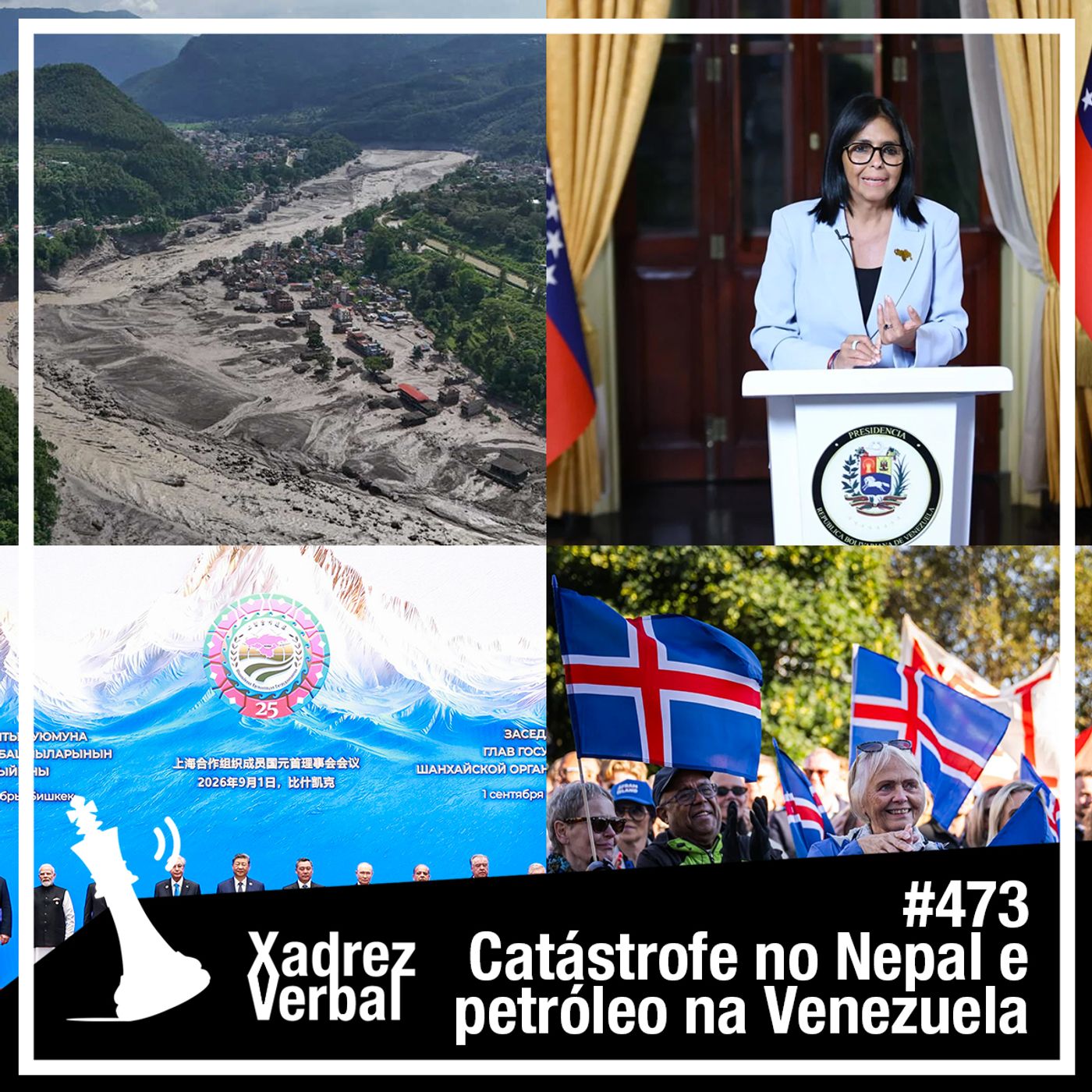 Xadrez Verbal #473 Catástrofe no Nepal e petróleo na Venezuela cover art