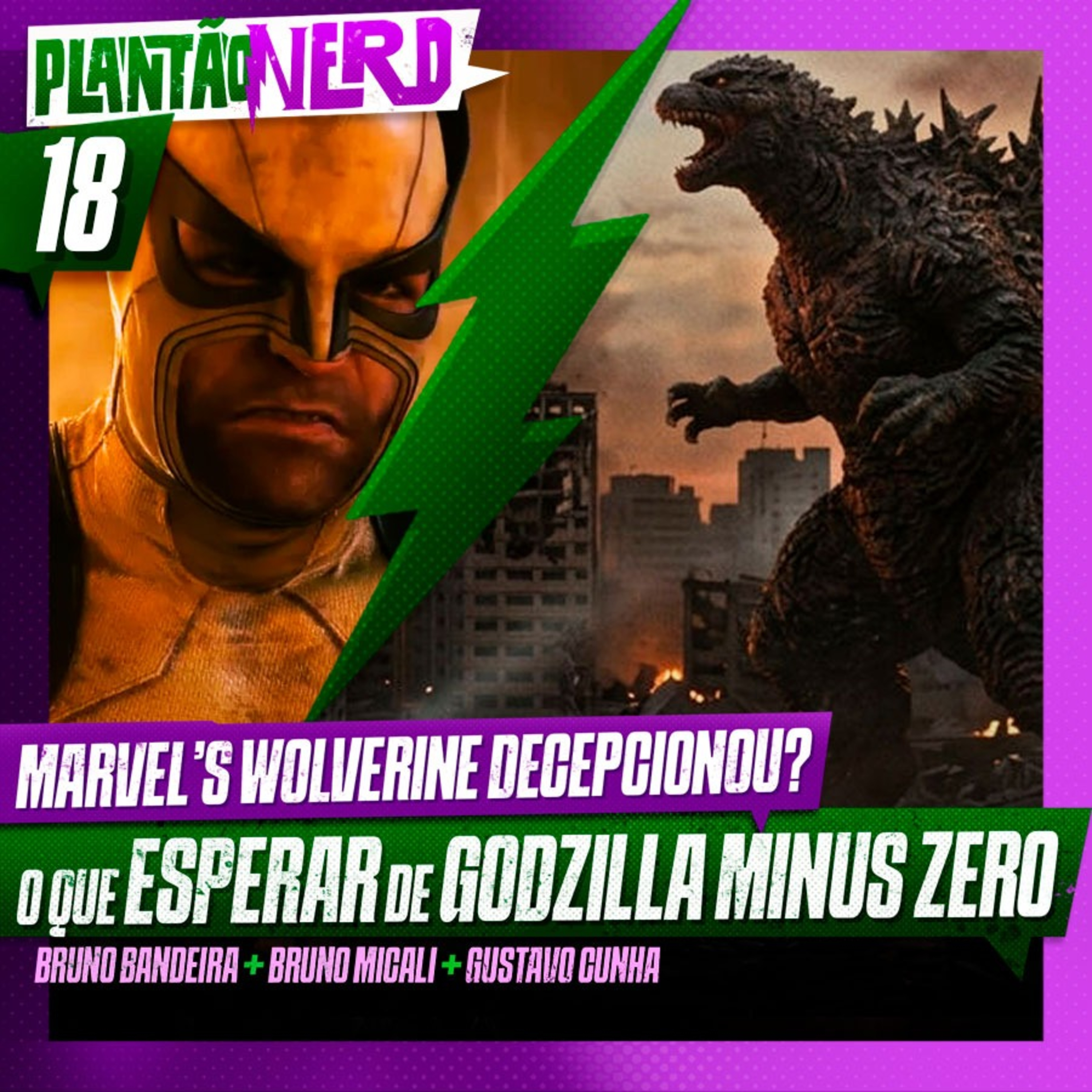 018 - REVIEW DE MARVEL’S WOLVERINE + GODZILLA MINUS ZERO + NOVO AVATAR cover art