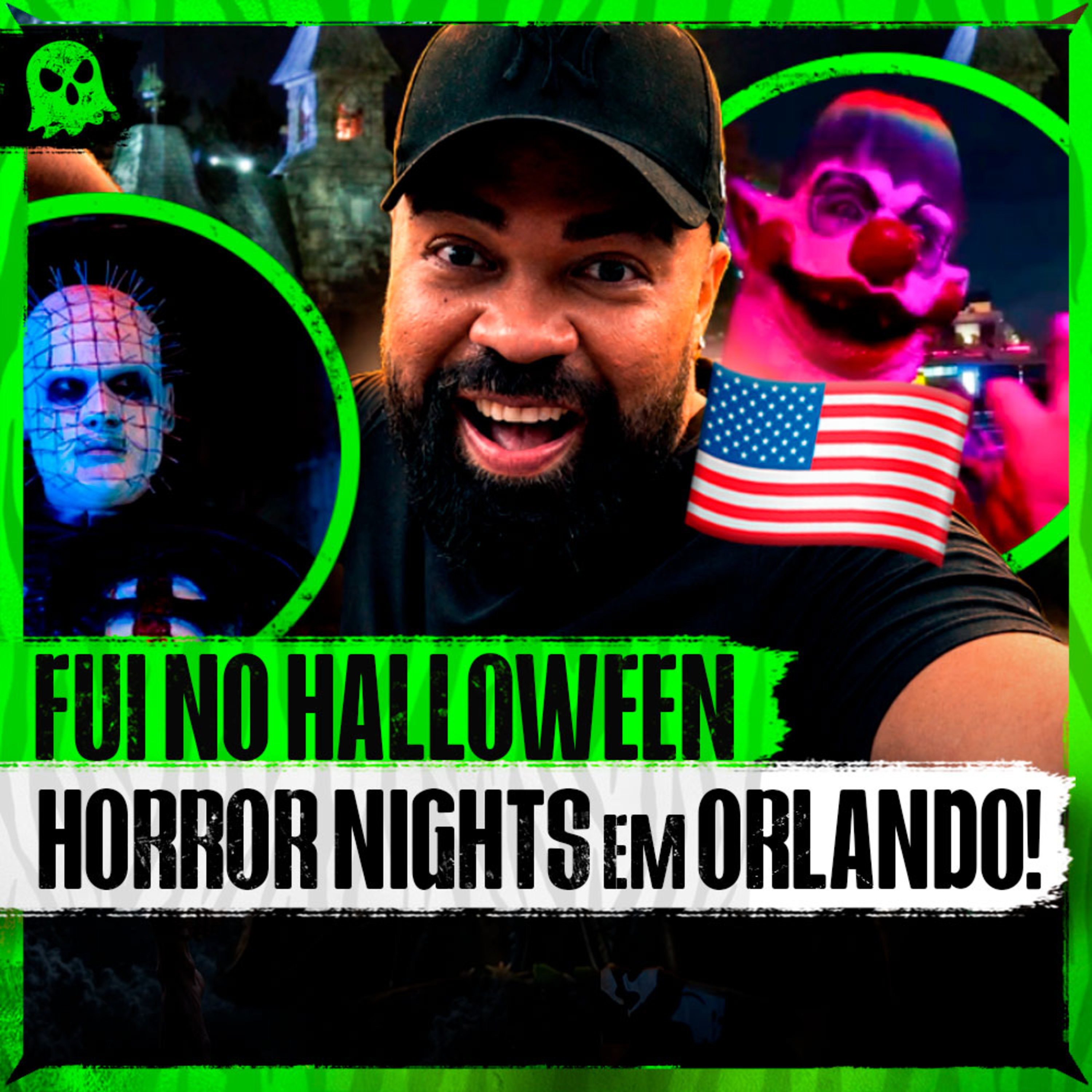 ENTREI NAS 10 CASAS DO HALLOWEEN HORROR NIGHTS EM ORLANDO - Especial nos Estados Unidos cover art