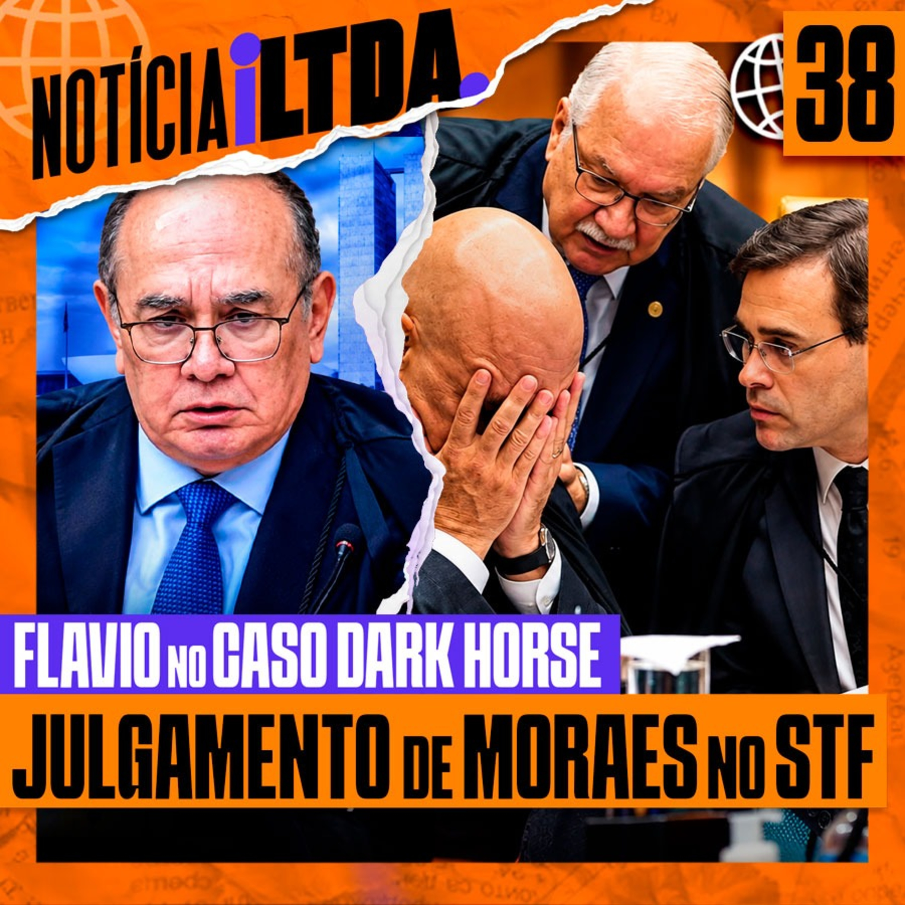 038 - FLÁVIO NO CASO DARK HORSE + JULGAMENTO DE MORAES NO STF cover art