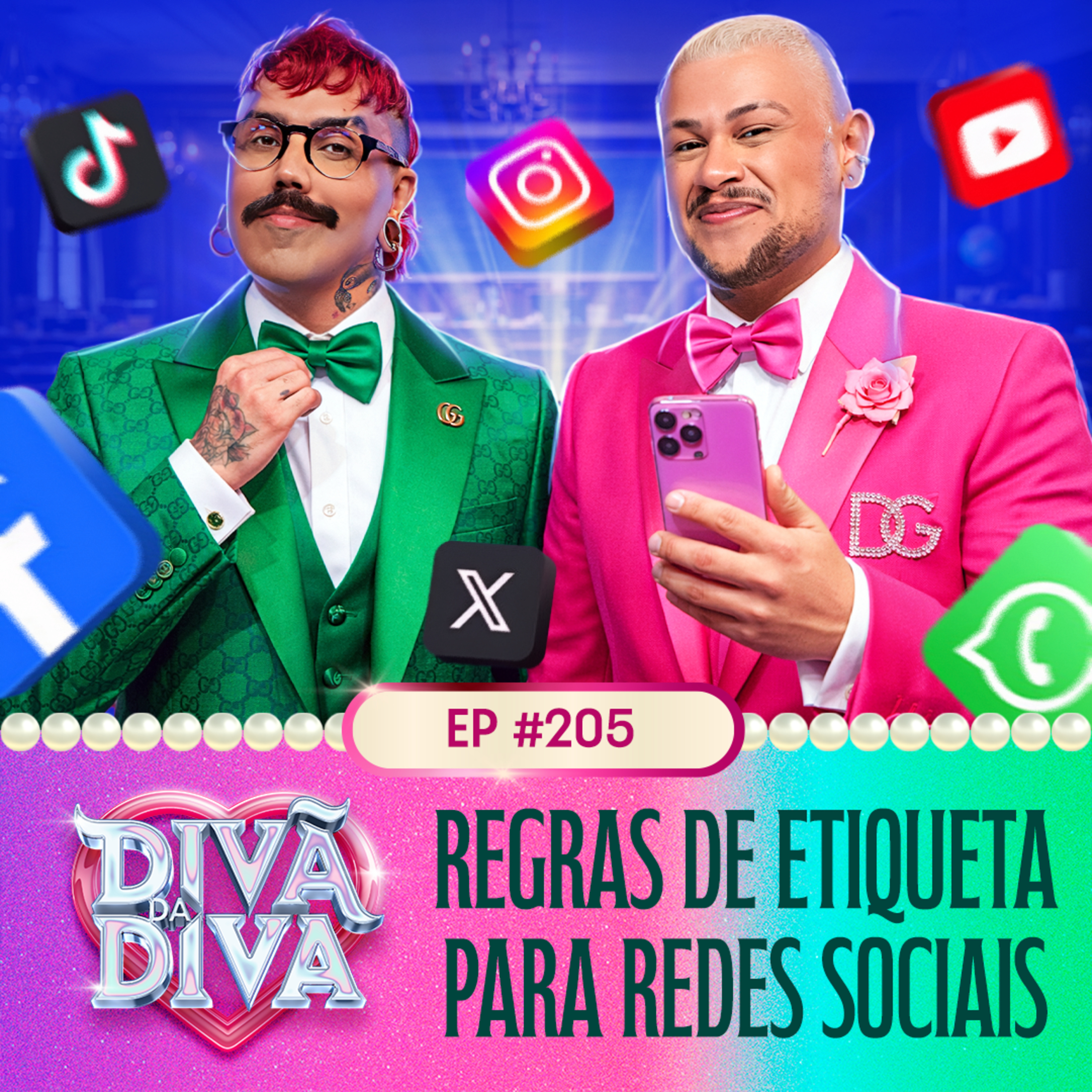 #205 - Regras de etiqueta para redes sociais cover art