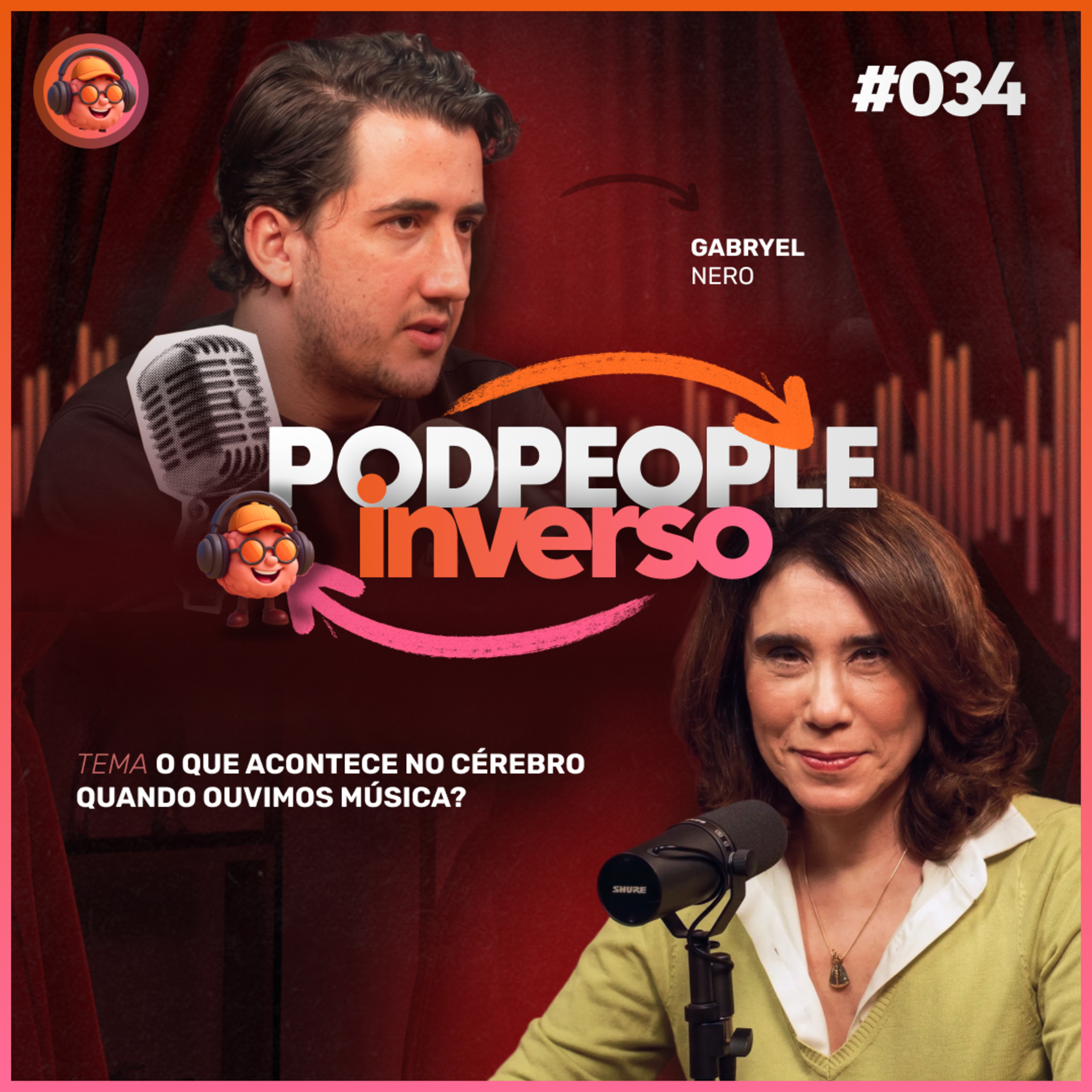 O Que Acontece no Cérebro Quando Ouvimos Música? - PODPEOPLE INVERSO COM DRA. ANA BEATRIZ | Ep. 034 cover art