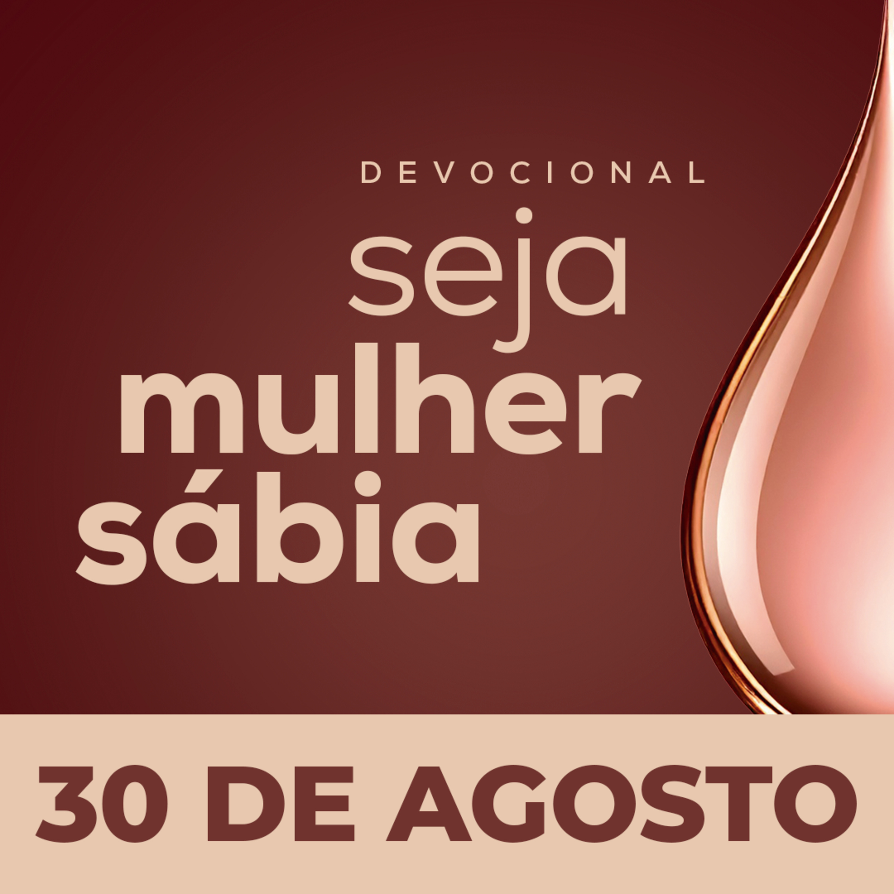 Seja Mulher Sábia - 30/Ago cover art