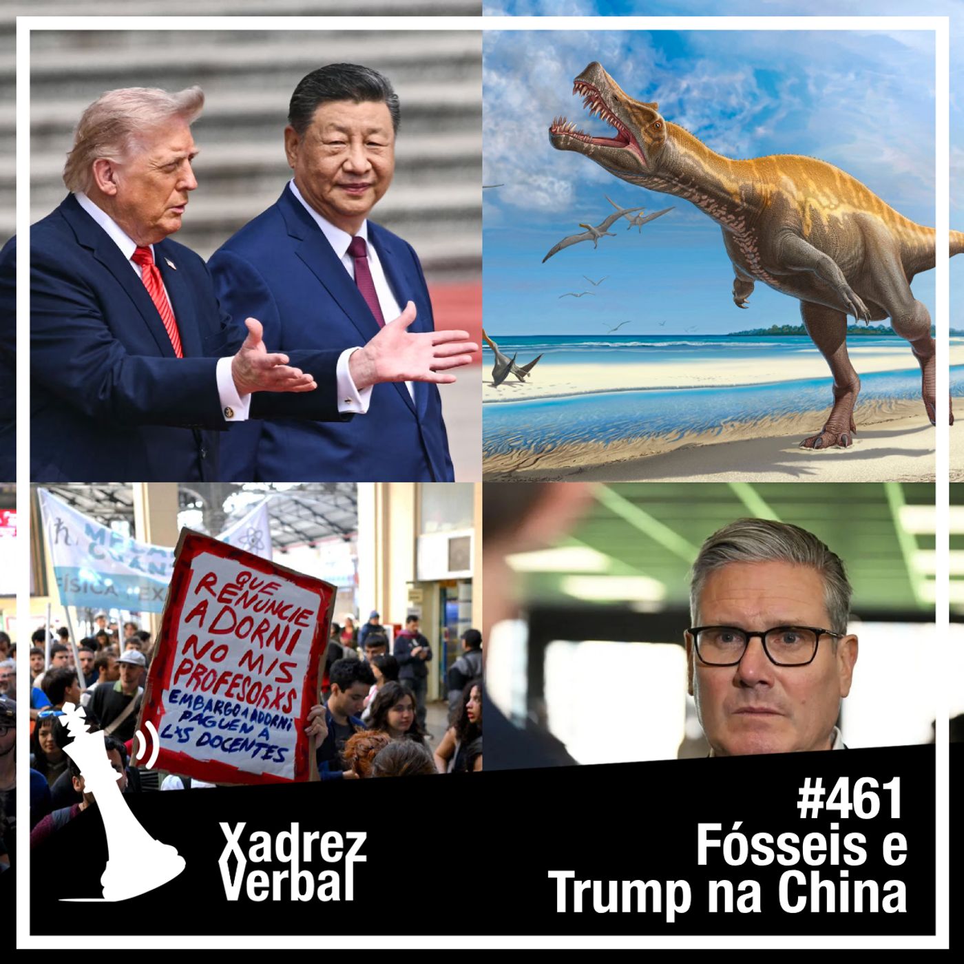 Xadrez Verbal #461 Trump vai à China cover art