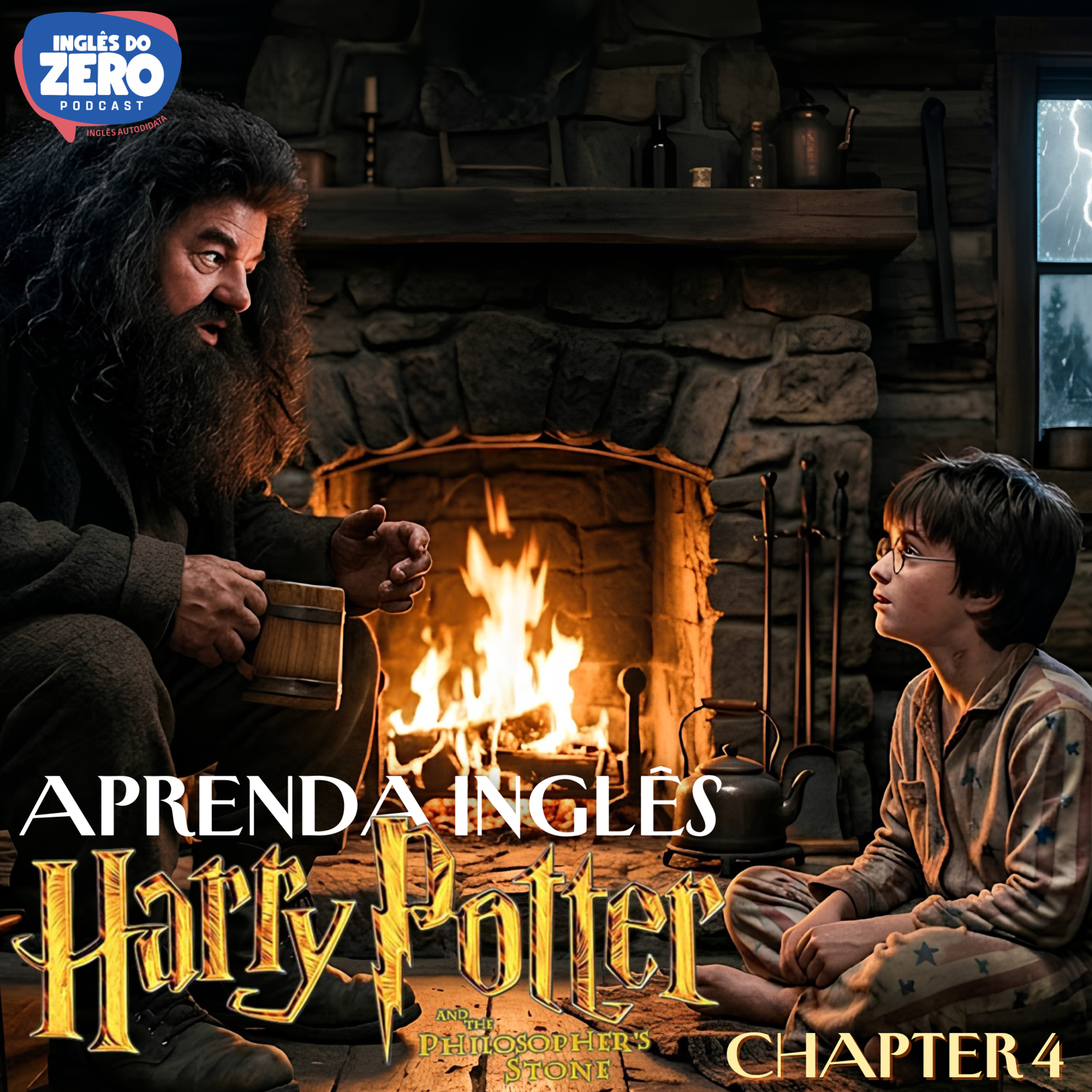 Inglês com Harry Potter |. The Philosopher's Stone (Chapter 4 - The Keeper of The Keys) cover art