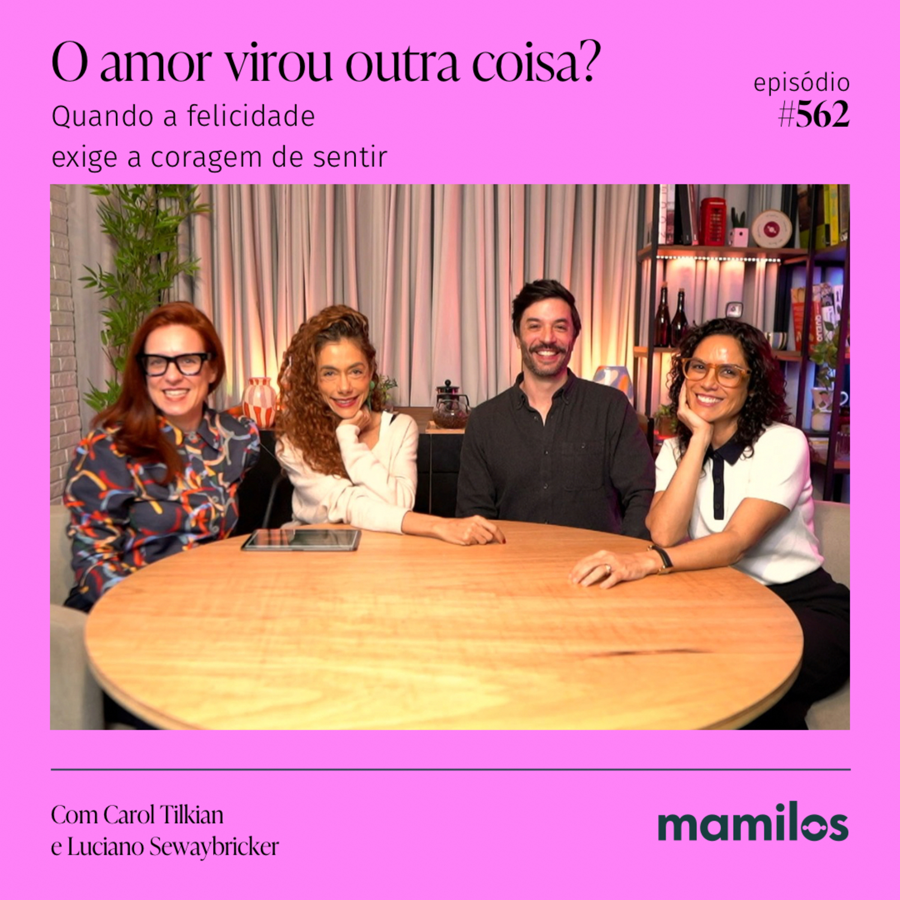 O amor virou outra coisa? Com Carol Tilkian e Luciano Sewaybricker | Mamilos #562 cover art