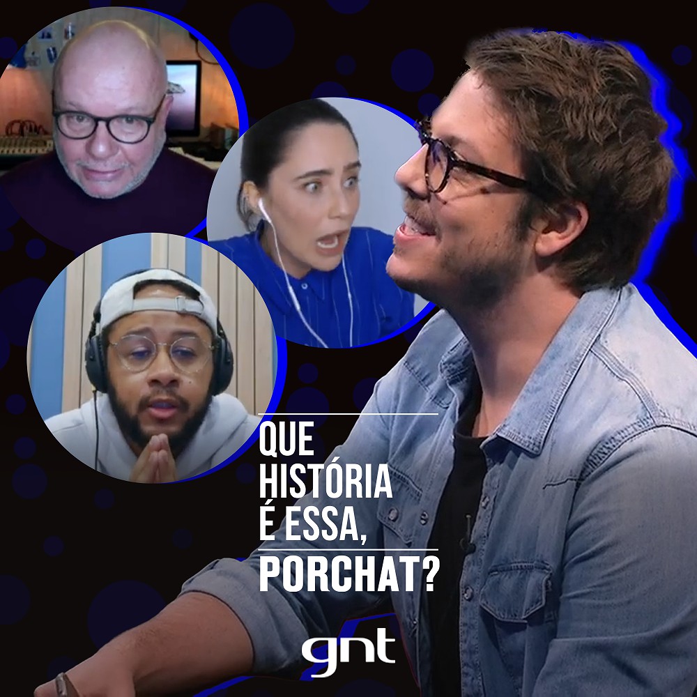 Emicida, Fernanda Vasconcellos e Marcelo Tas