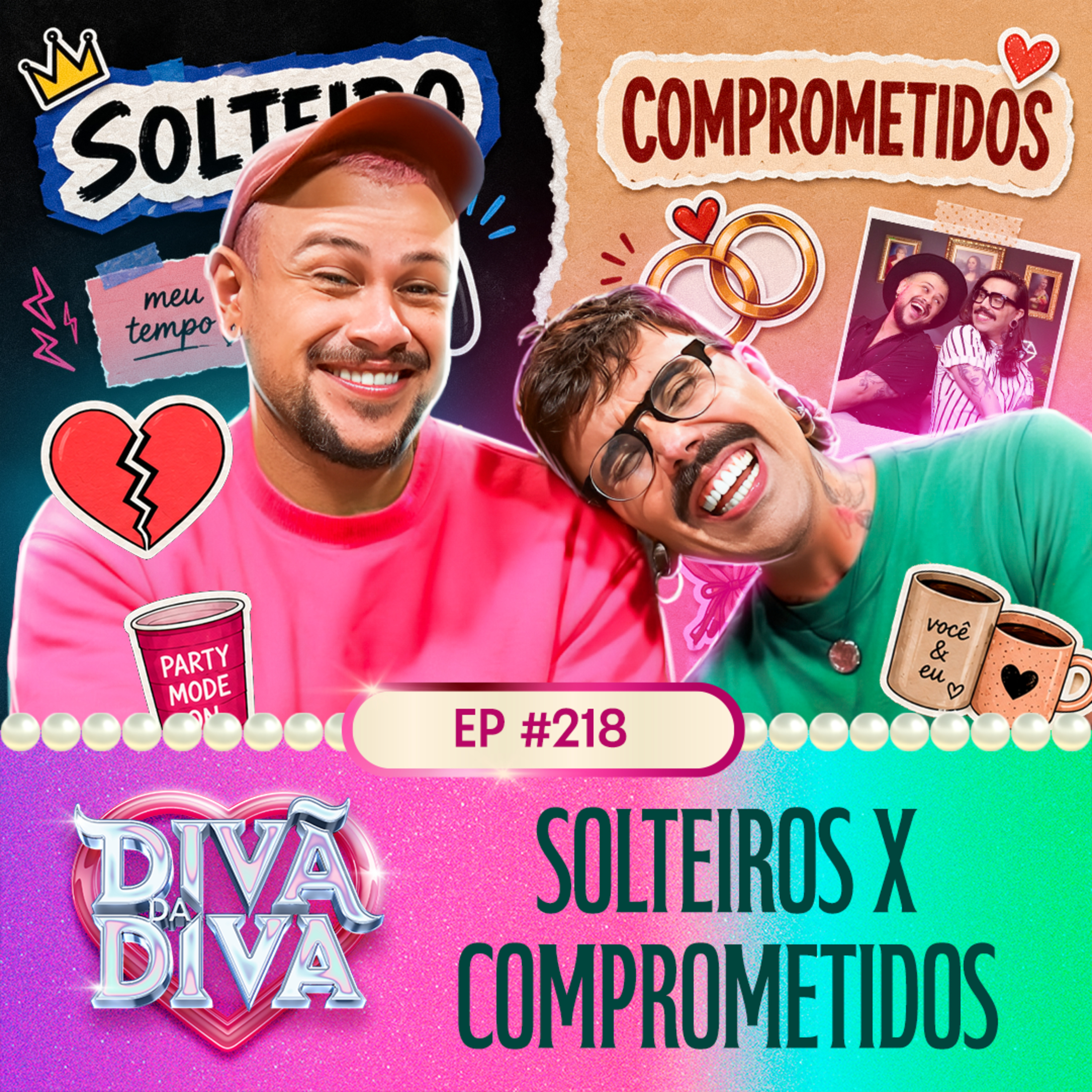 #218 -Solteiros X Comprometidos cover art