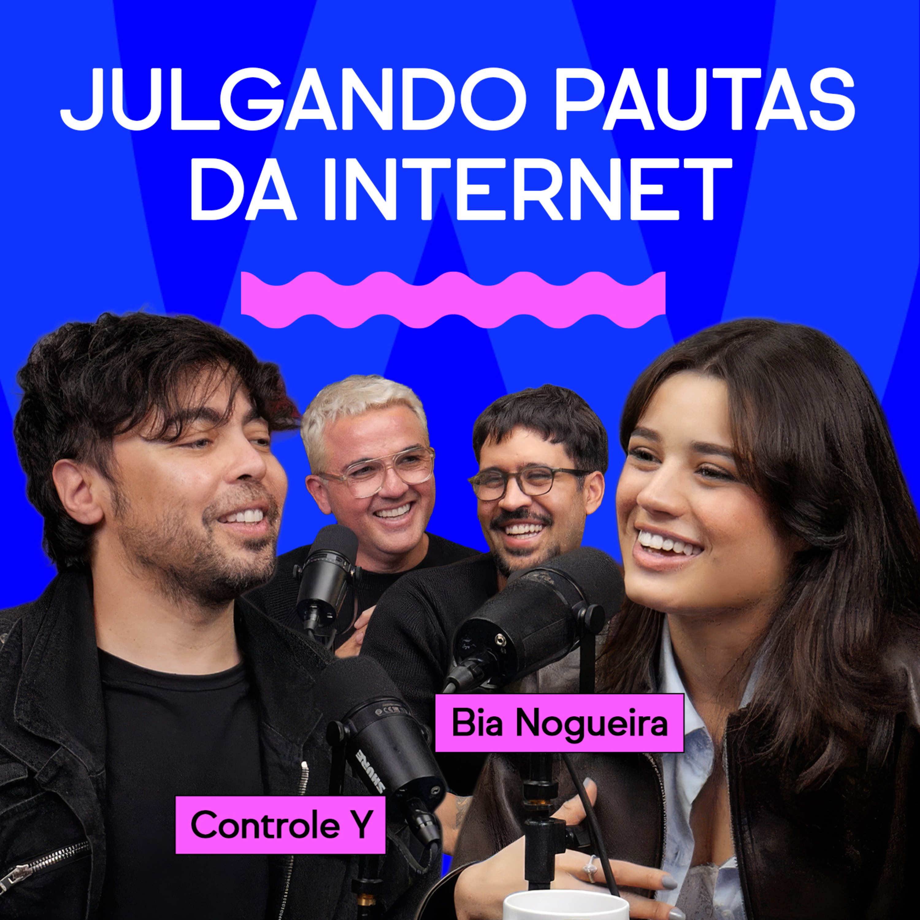 TREND DE IA, MORANGO CRAVEJADO, TWINKS E MAIS: JULGANDO PAUTAS DA INTERNET com Bia Nogueira e Controle Y cover art