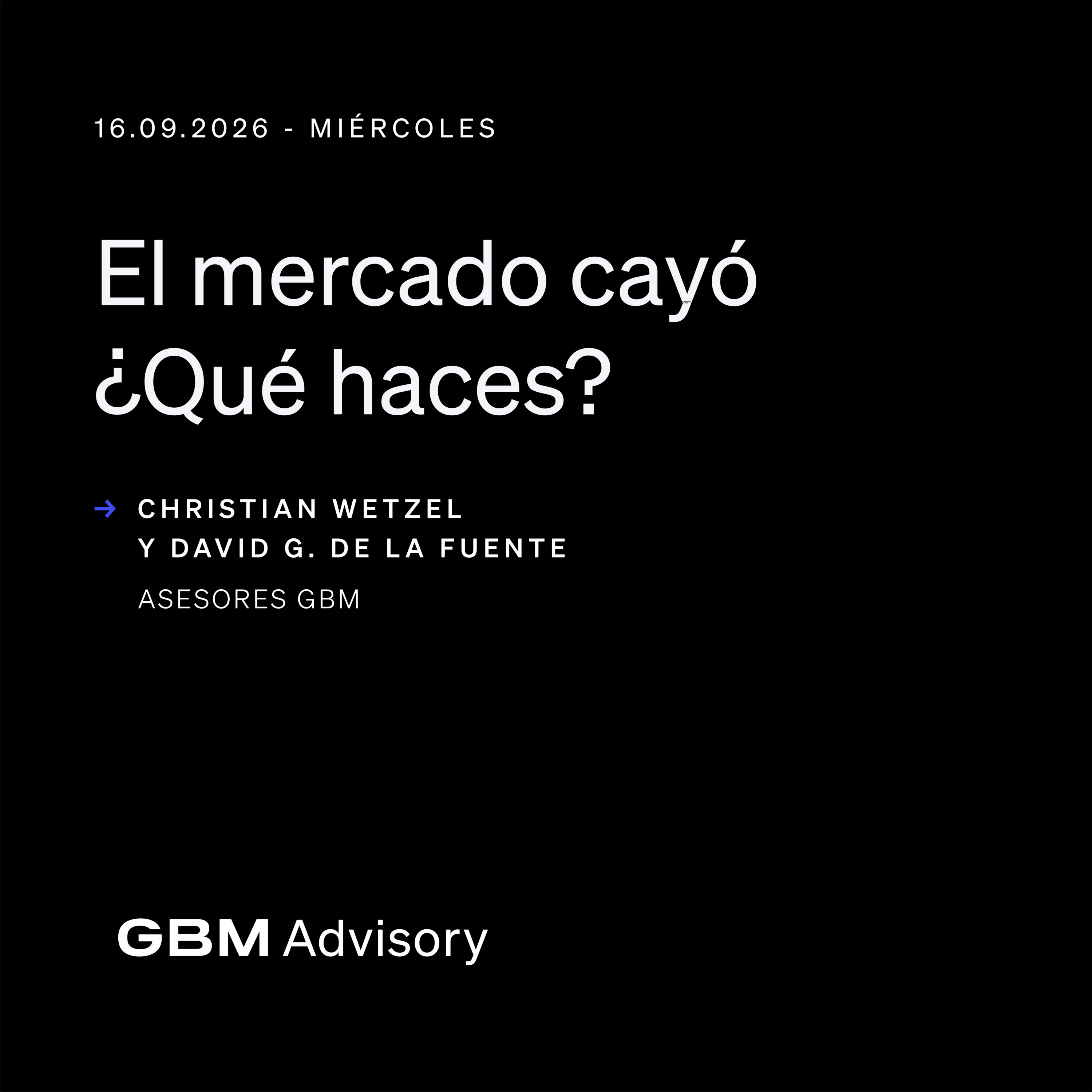 ¿Vender, comprar o esperar cuando cae el mercado? cover art