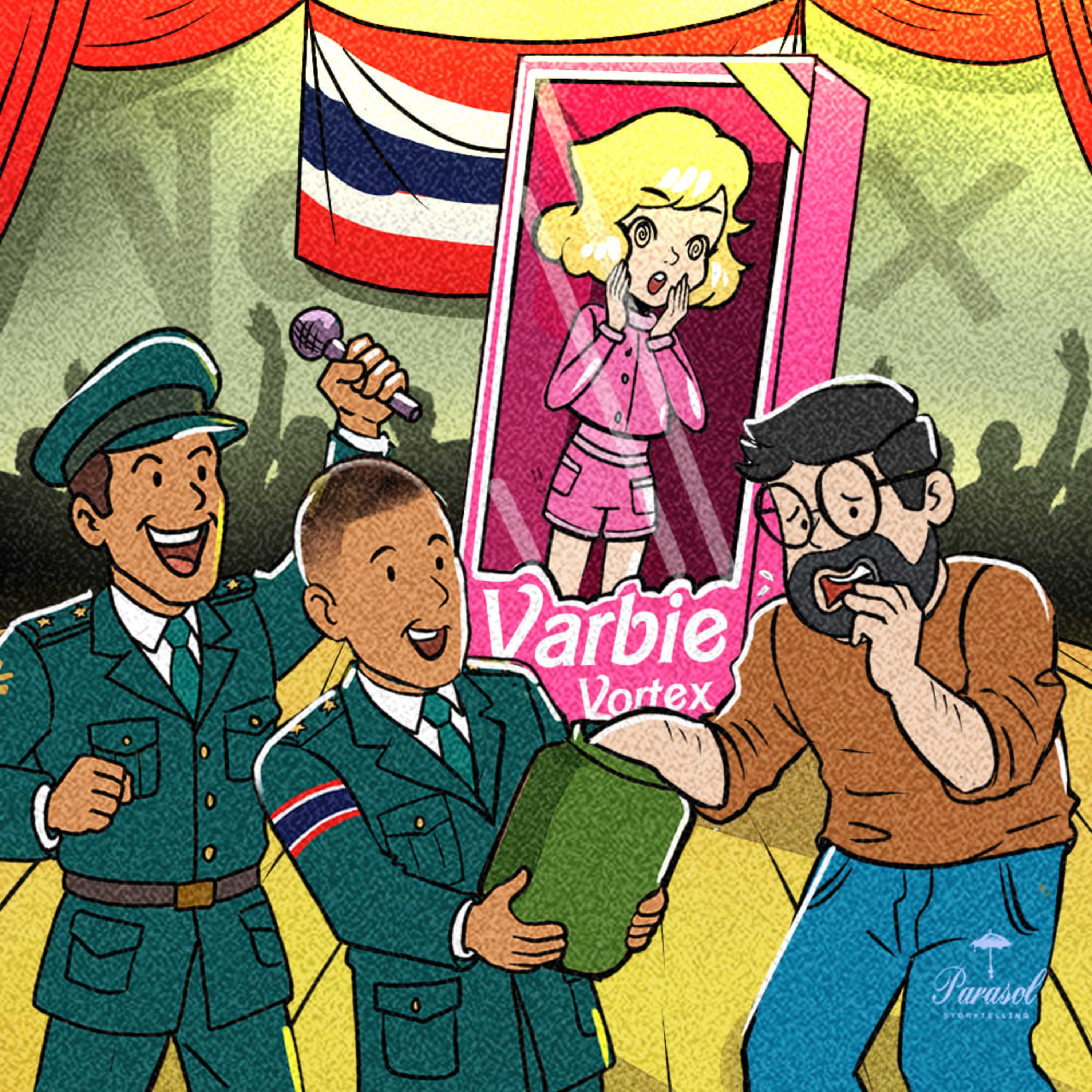 Vortex 119 - Alistamento militar na Tailândia e evento flopado da Barbie cover art