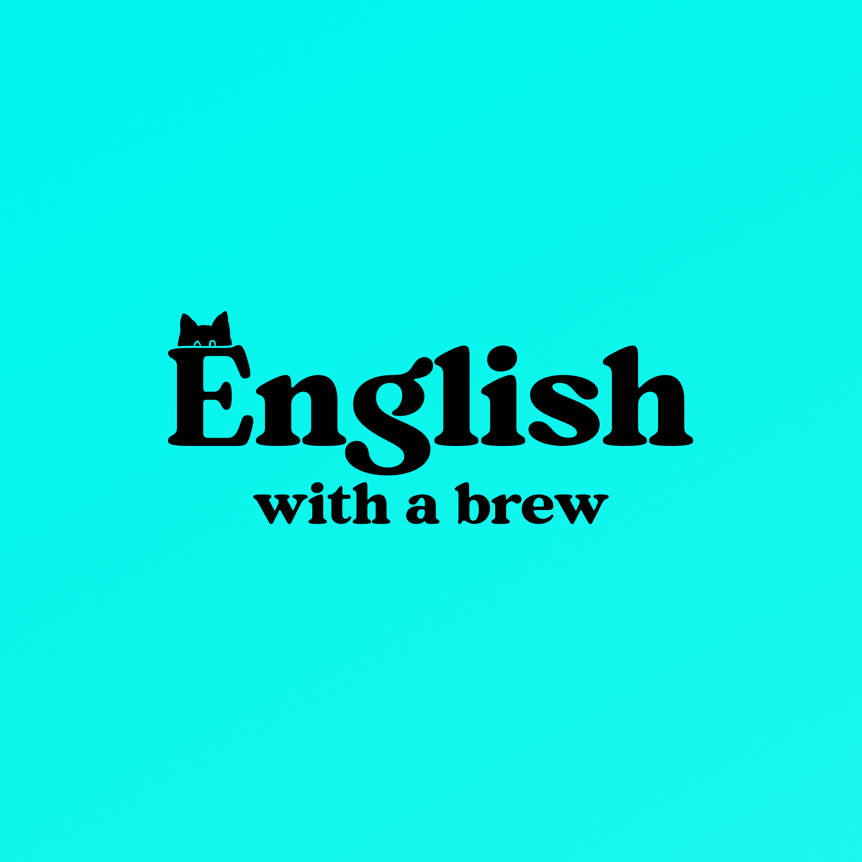 English with a Brew: Beginner English Listening Practice cover art