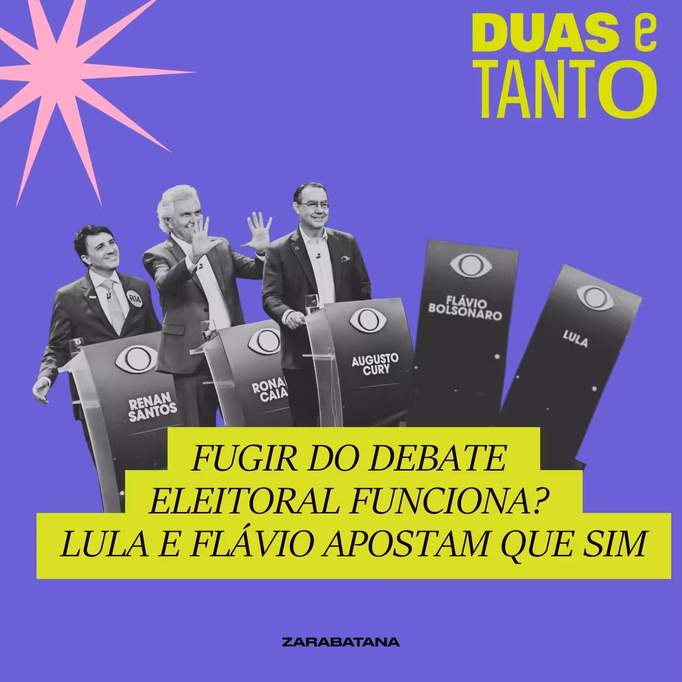 Fugir do debate eleitoral funciona? Lula e Flávio apostam que sim!
