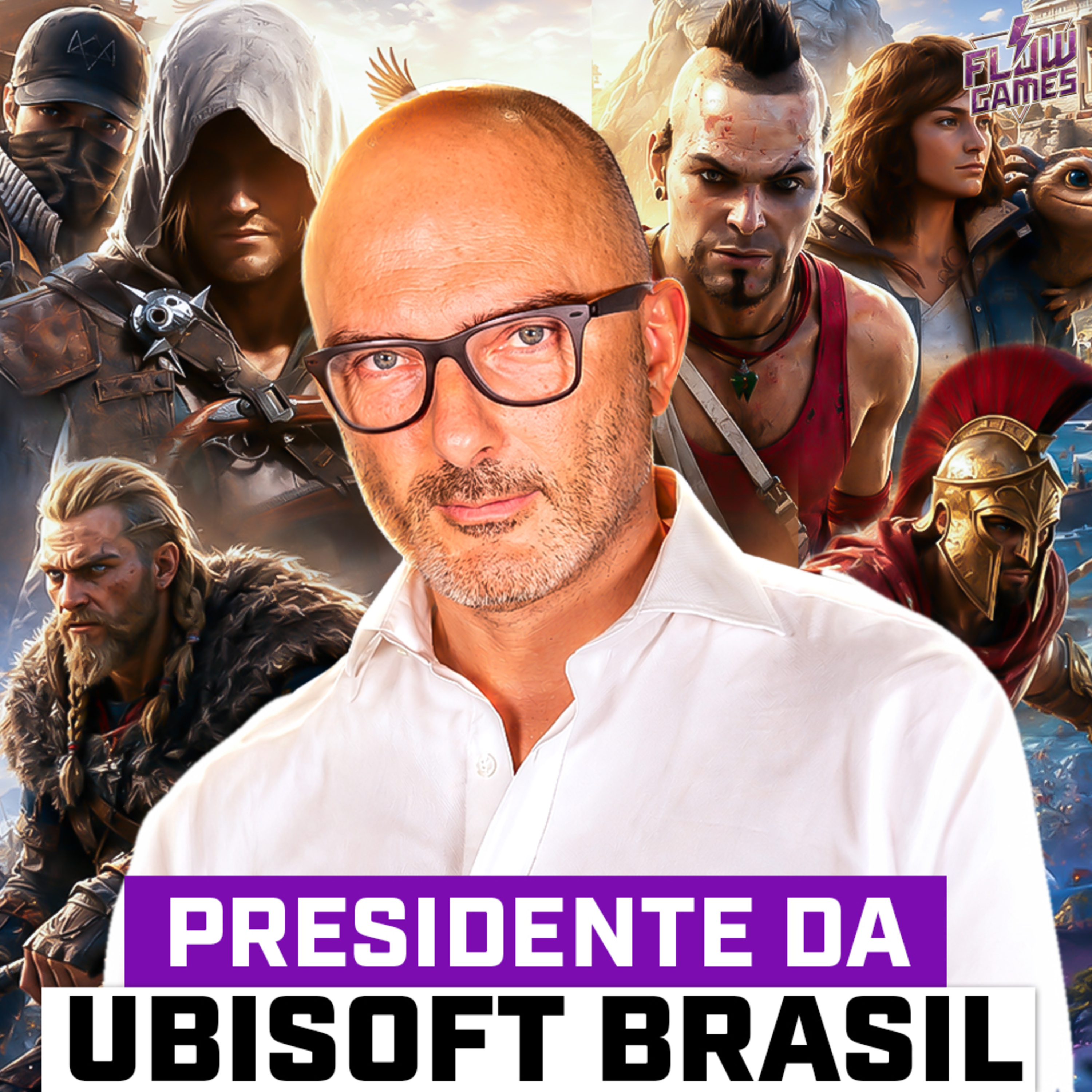 PRESIDENTE DA UBISOFT BRASIL, BERTRAND CHAVEROT - #flowgames #193 cover art