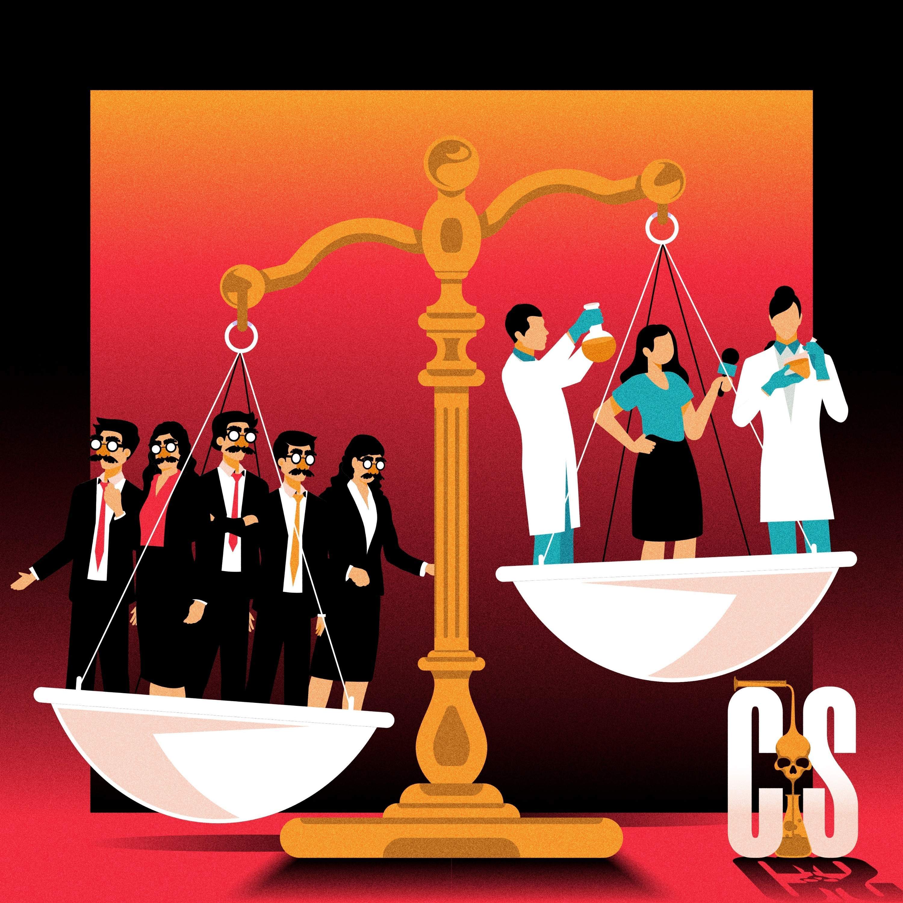 A ciência no banco dos réus cover art