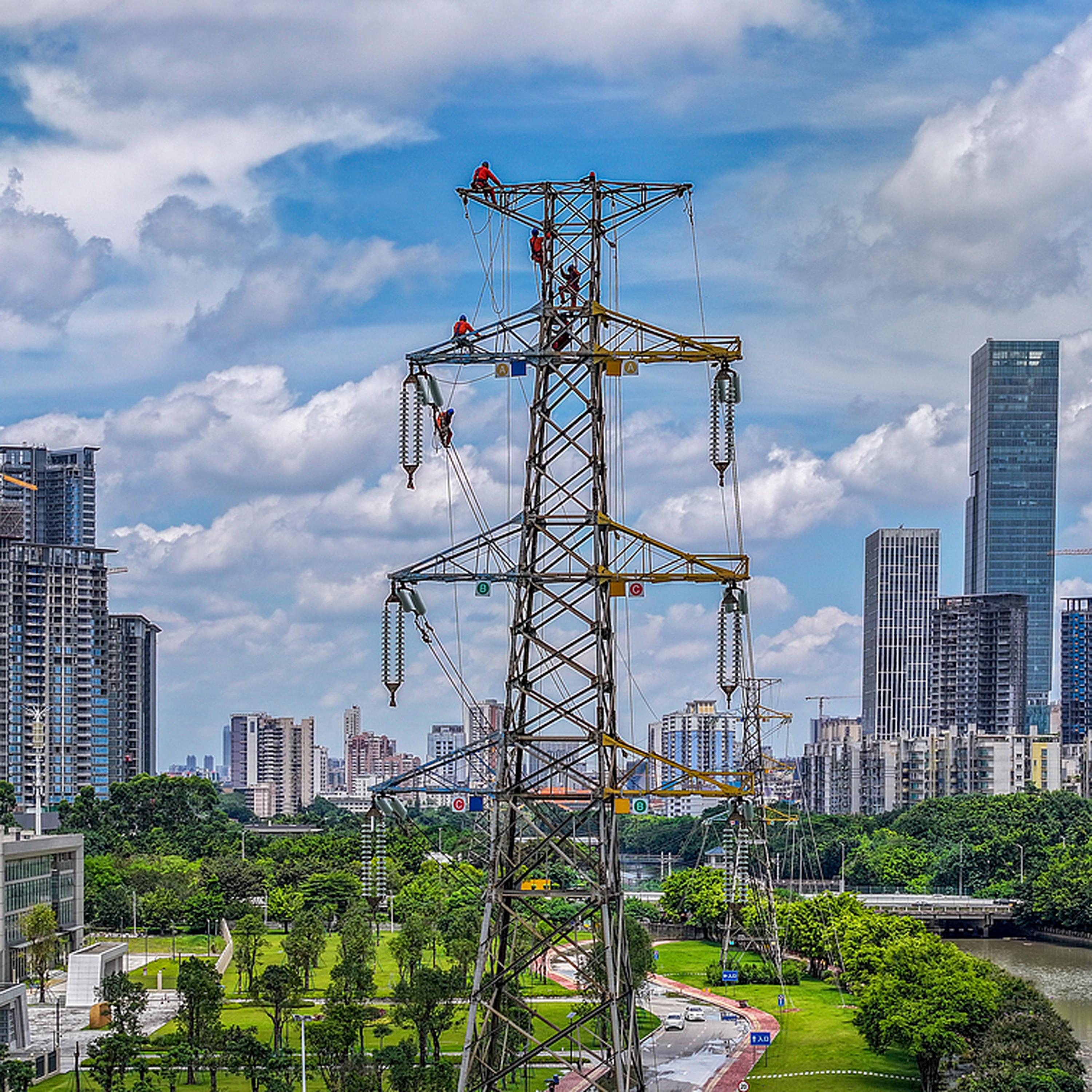 China's electricity use tops one trillion kWh in August cover art