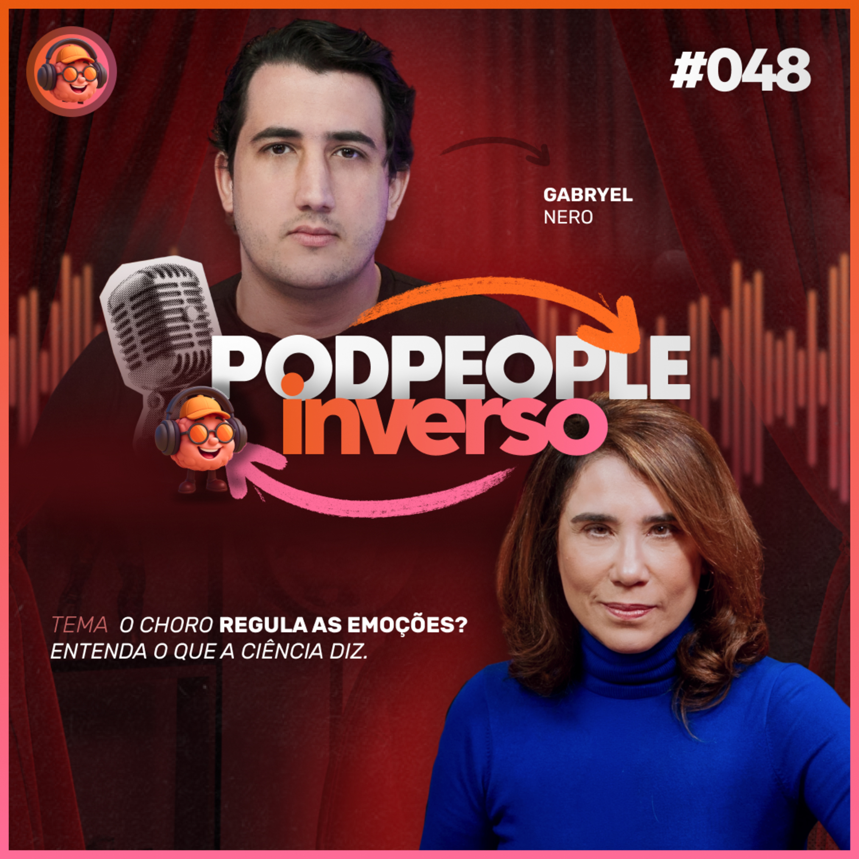 Por Que Choramos? A Ciência do Choro e Emoções - PODPEOPLE INVERSO COM DRA. ANA BEATRIZ | Ep. 048 cover art