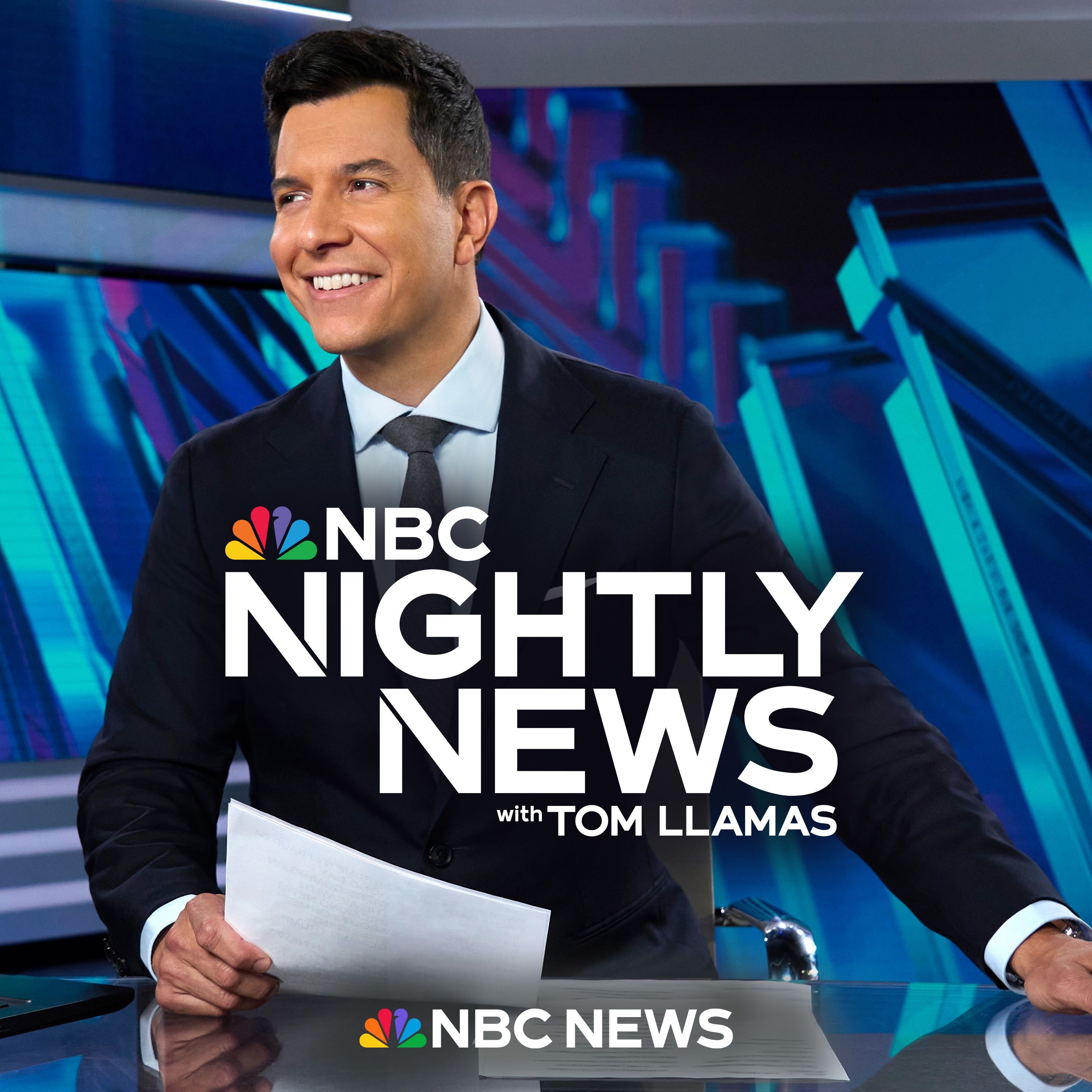 NBC Nightly News with Tom Llamas cover art