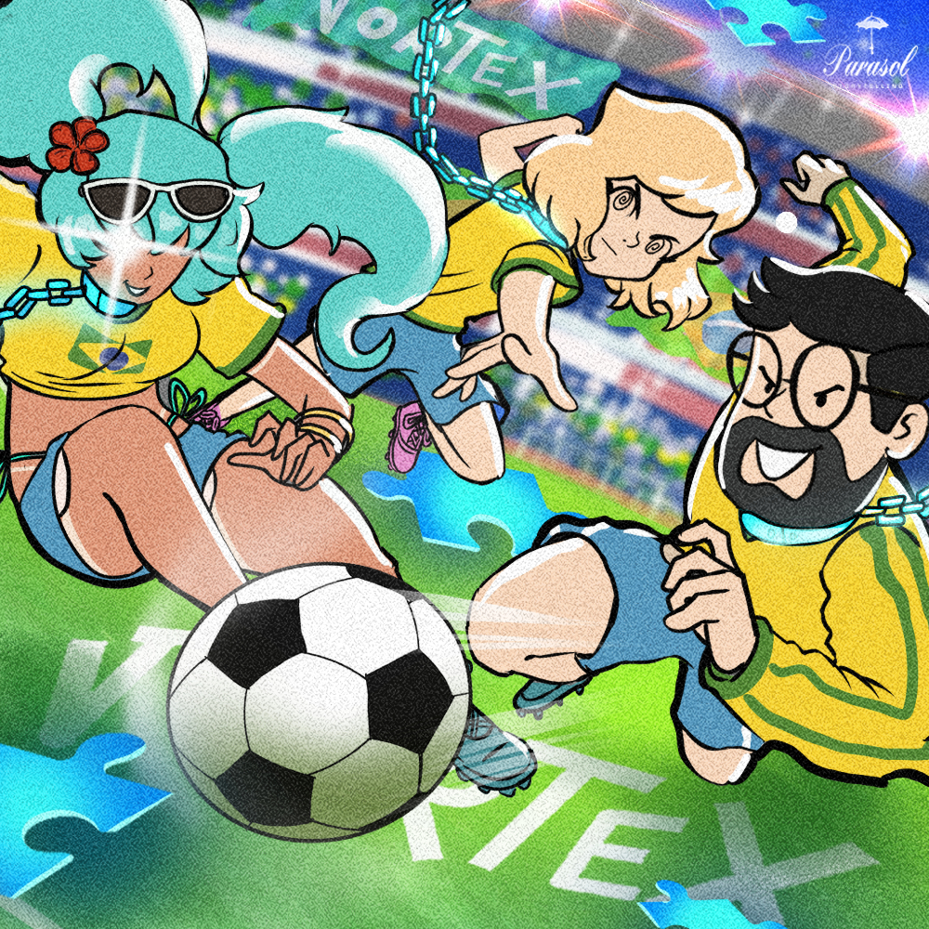 Vortex 130 - Copa das maldições, estátua lá ele do Messi, Brasil vs. o mundo no twitter e bolão do Vortex cover art