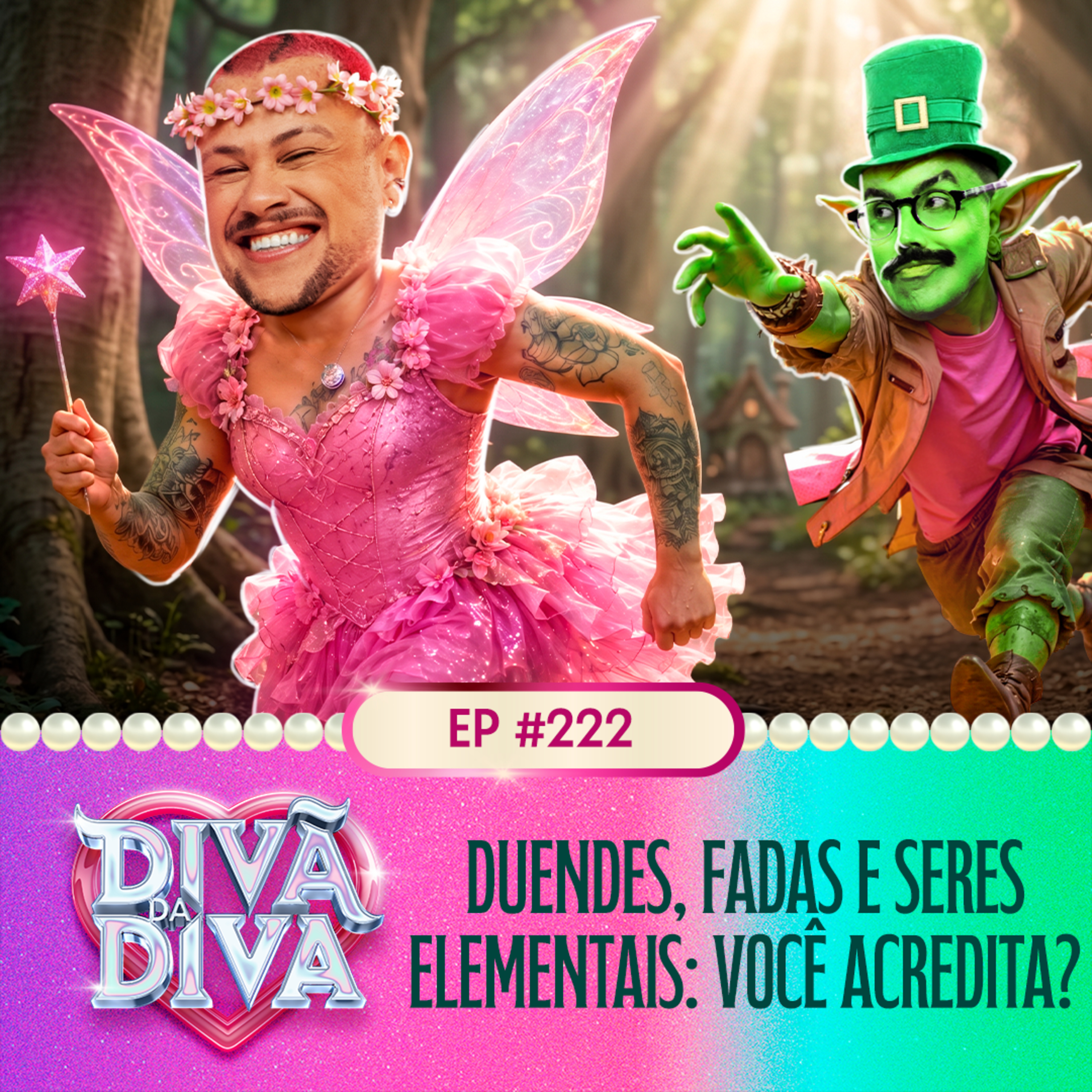 #222 - Duendes, fadas e seres elementais: você acredita? cover art