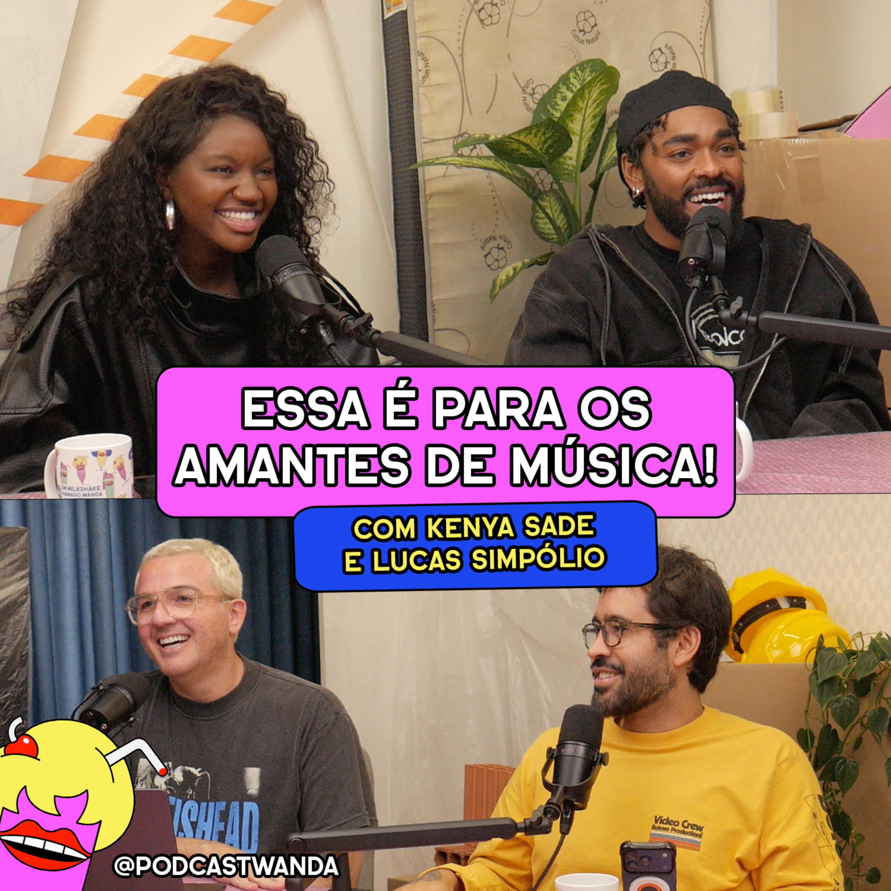 ESSA É PARA OS AMANTES DE MÚSICA! com Kenya Sade e Lucas Simpólio - #736 cover art