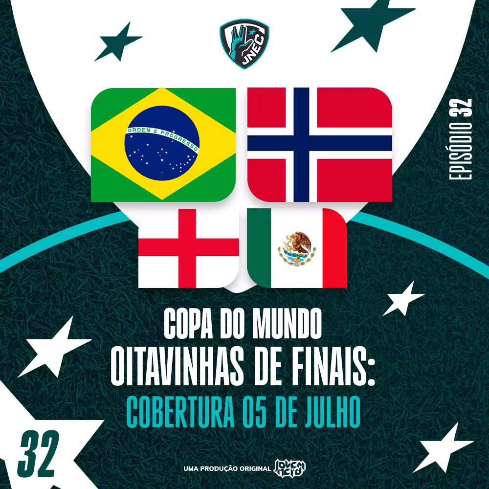 DIA #25 DA COPA 2026: 05 DE JULHO - BRASIL FORA E O FIM DO NEYMAR HIPOTÉTICO | JNEC 32 cover art