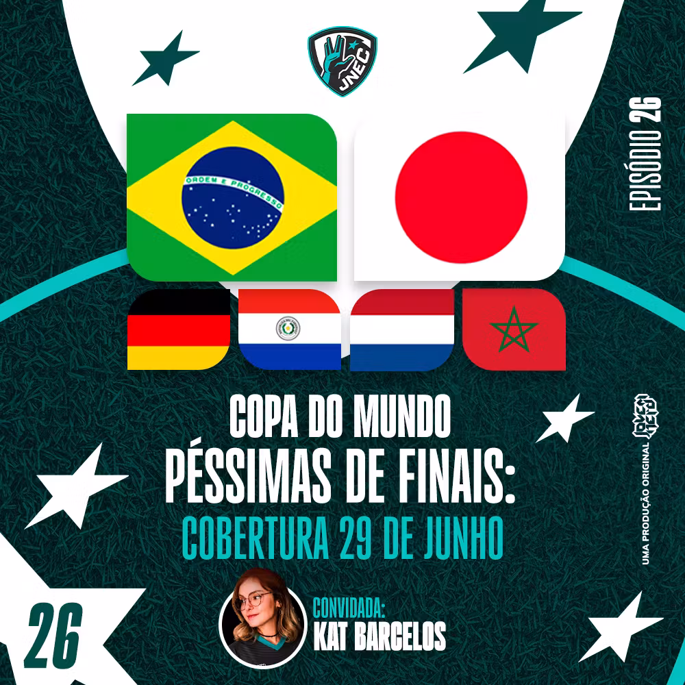 DIA #19 DA COPA 2026: 29 DE JUNHO - BRASIL PASSA SUFOCO MAS VENCE O JAPÃO | JNEC 26 cover art