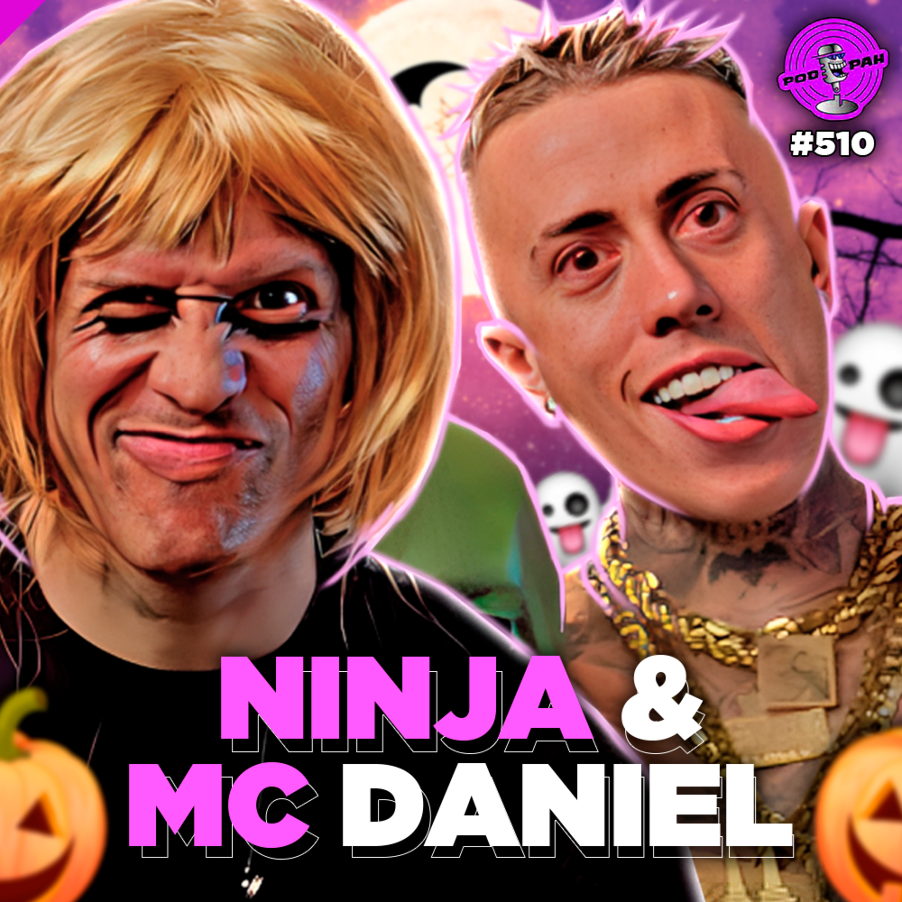 NOITE DO TERROR com NINJA & MC DANIEL - Podpah #510 cover art