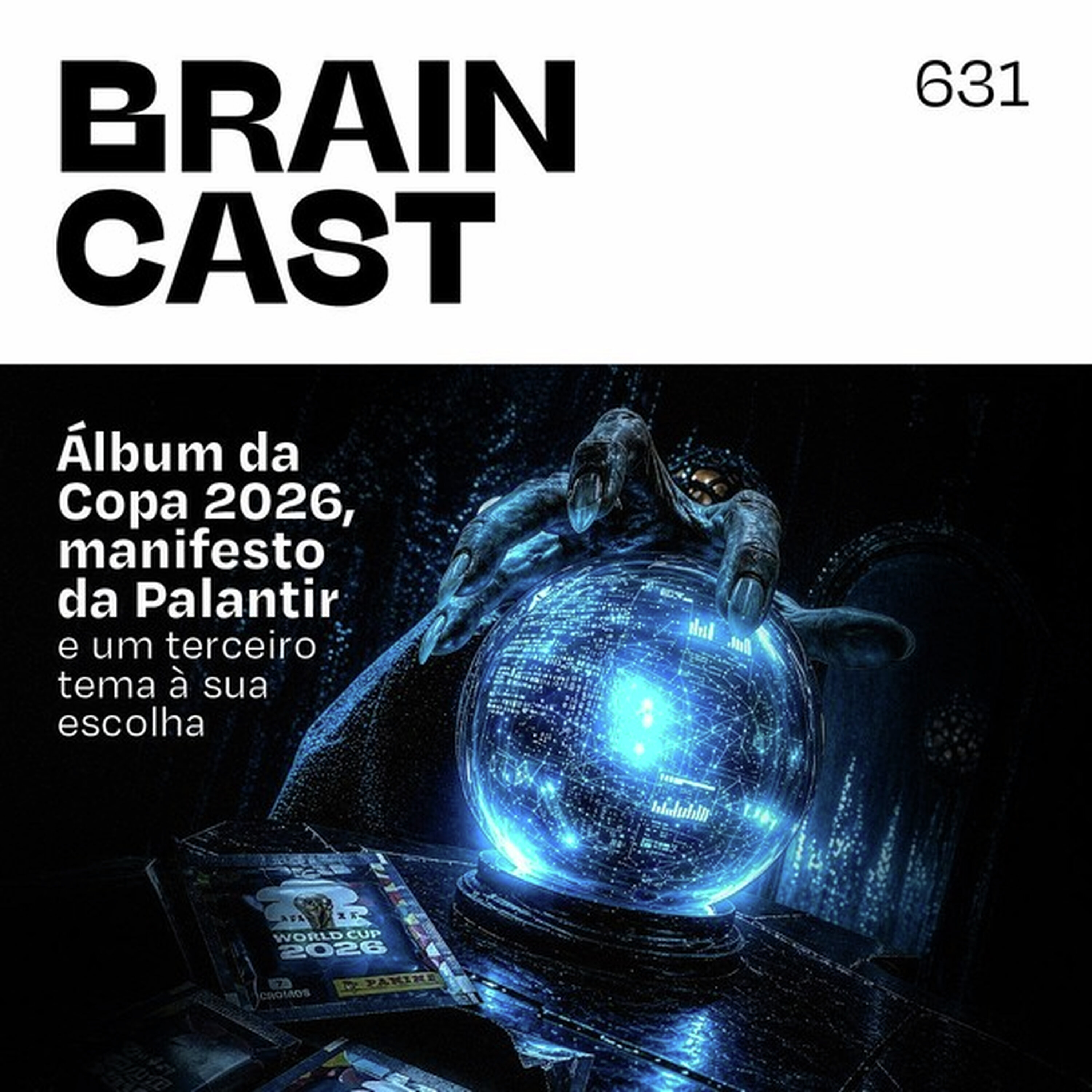 Palantir, IA militar e o álbum da Copa 2026 cover art